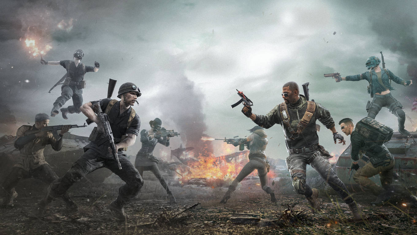 PUBG Mobile Lite, soldiers, combat gear, HD Desktop Wallpaper