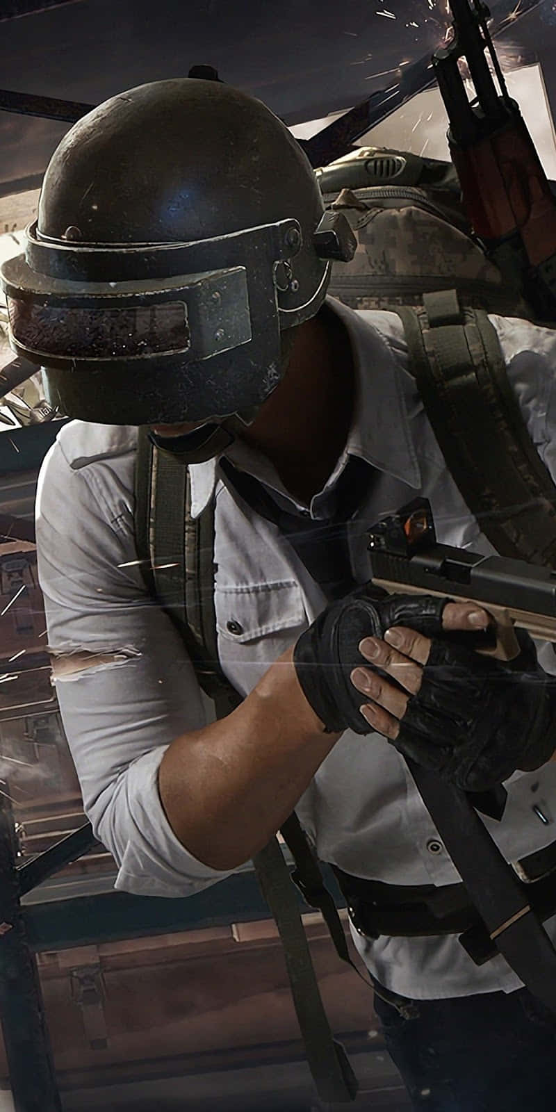 Pubg Android, helmet, gloves, HD Phone Wallpaper