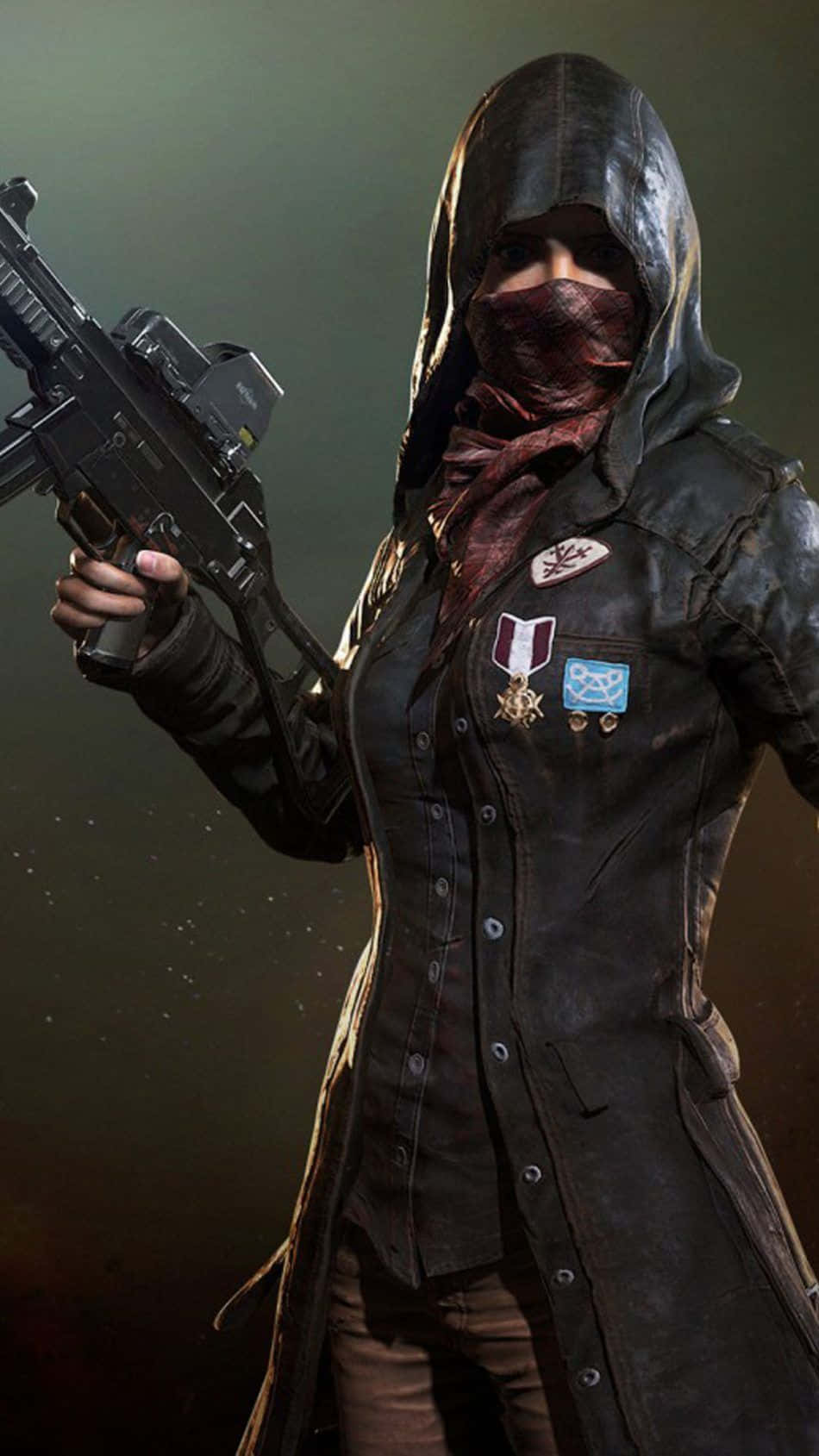 PUBG Mobile, hooded soldier, dark gear, HD Phone Wallpaper