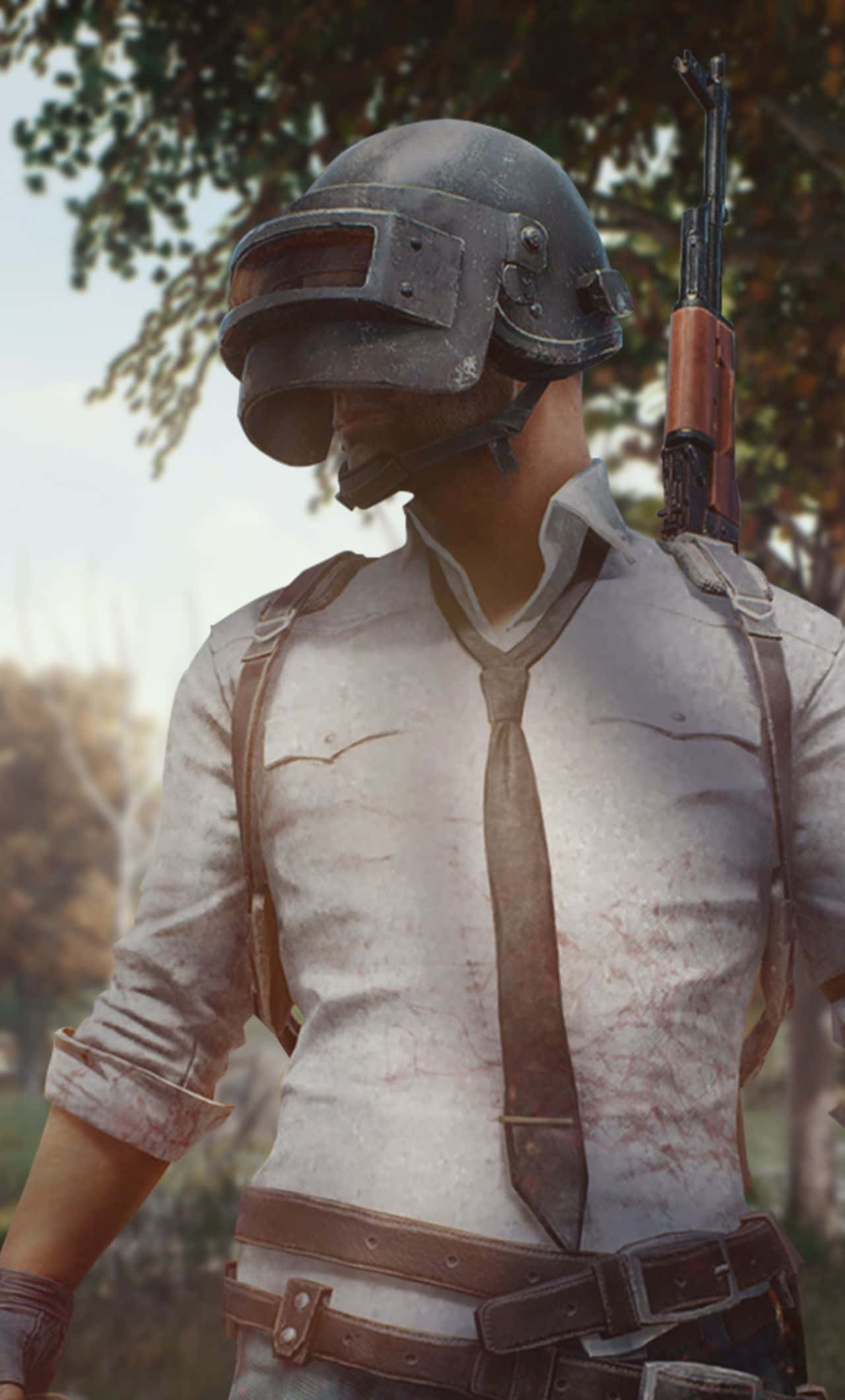 PUBG Mobile, soldier, worn helmet, Full HD Phone Wallpaper