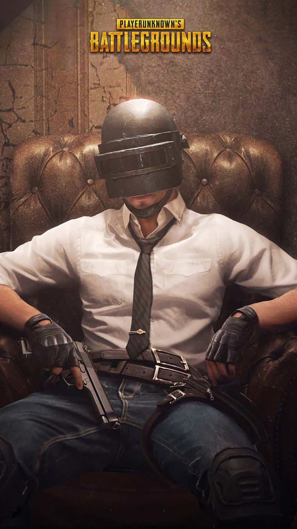 PUBG Mobile, helmet, gun, HD Phone Wallpaper