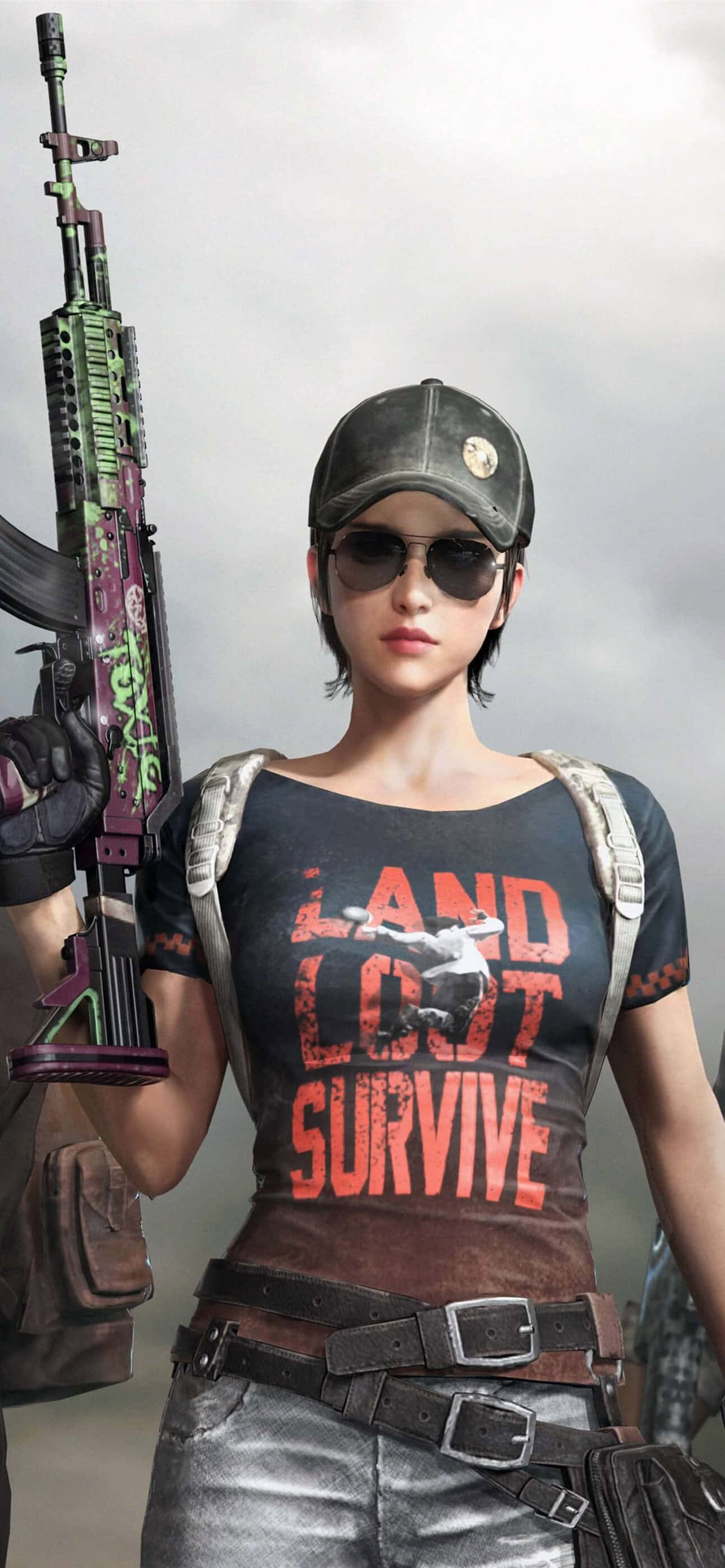 PUBG Girl, short hair, tactical gear, 2K Phone Wallpaper