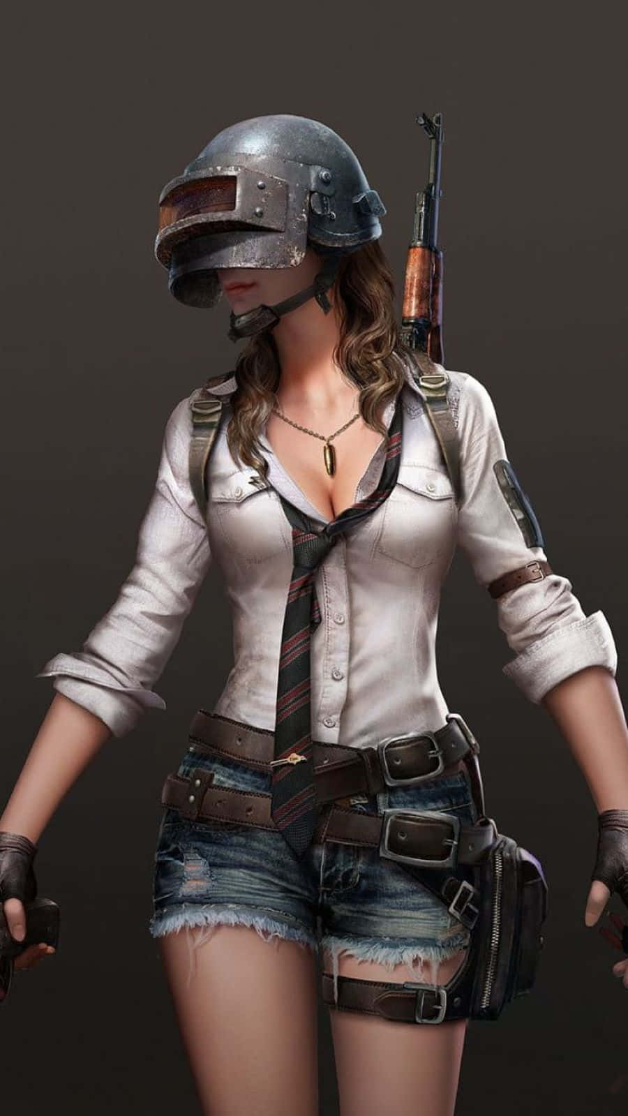 PUBG Mobile, female soldier, helmet, HD Phone Wallpaper