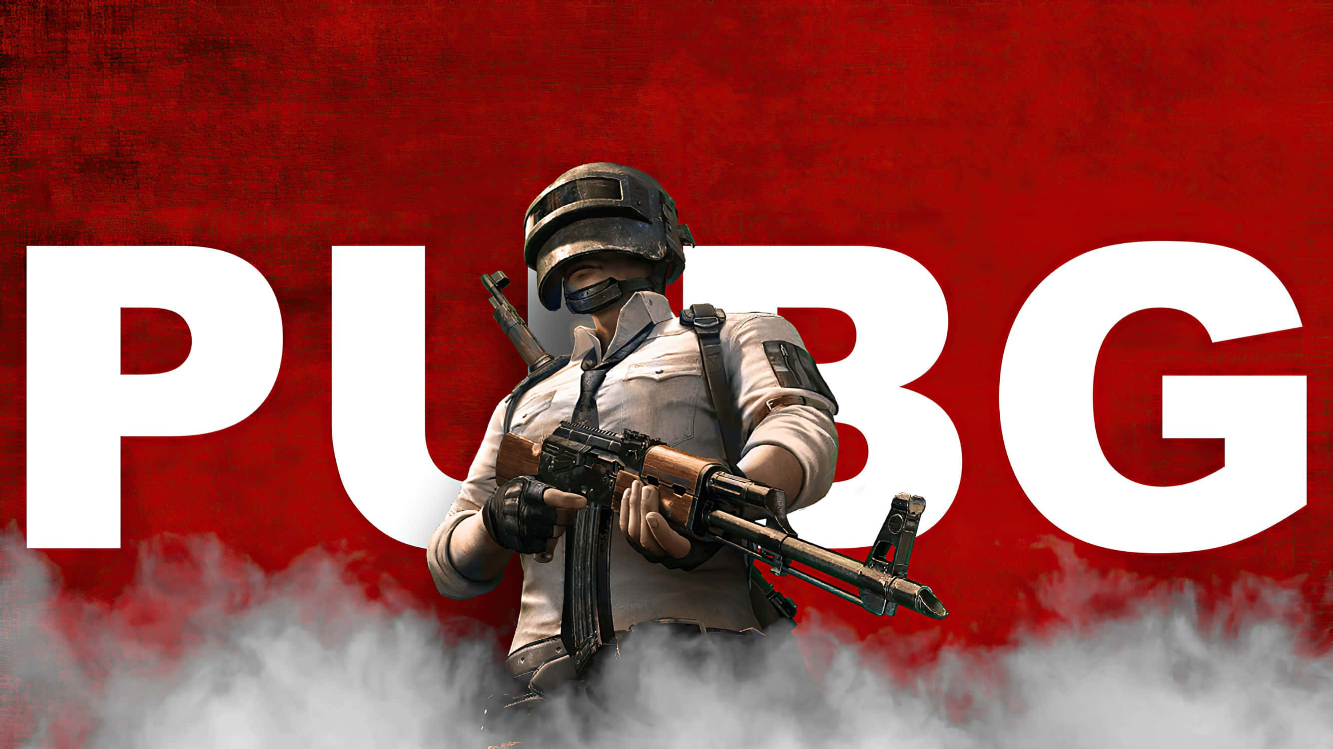 Pubg New State, helmet guy, smoke, 2K Desktop Wallpaper