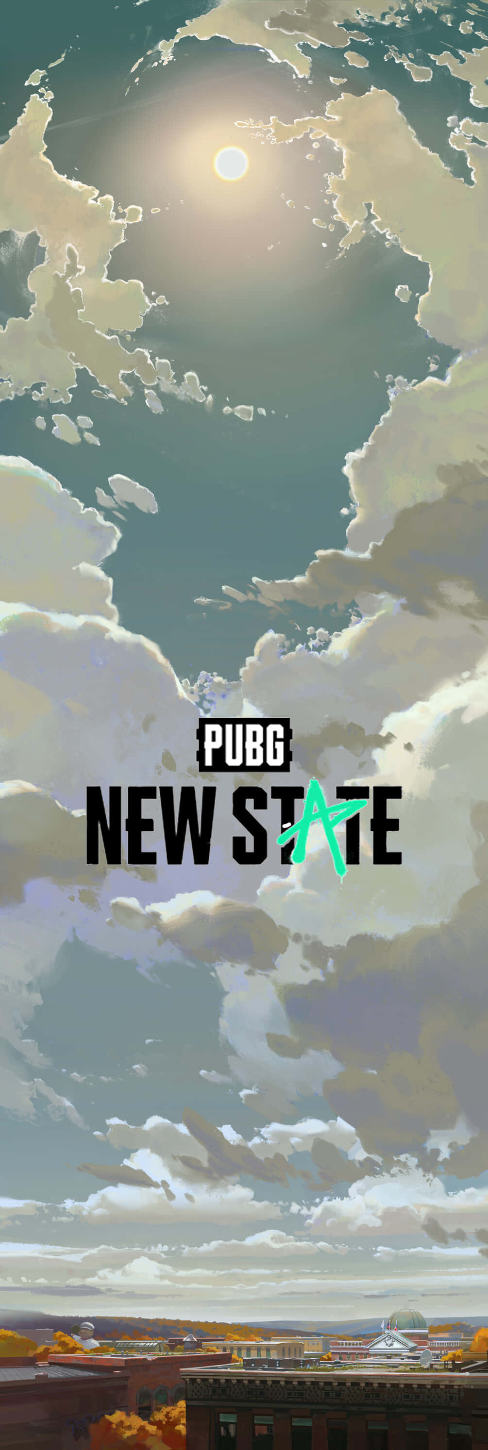 Pubg New State, logo, sky, 2K Phone Wallpaper