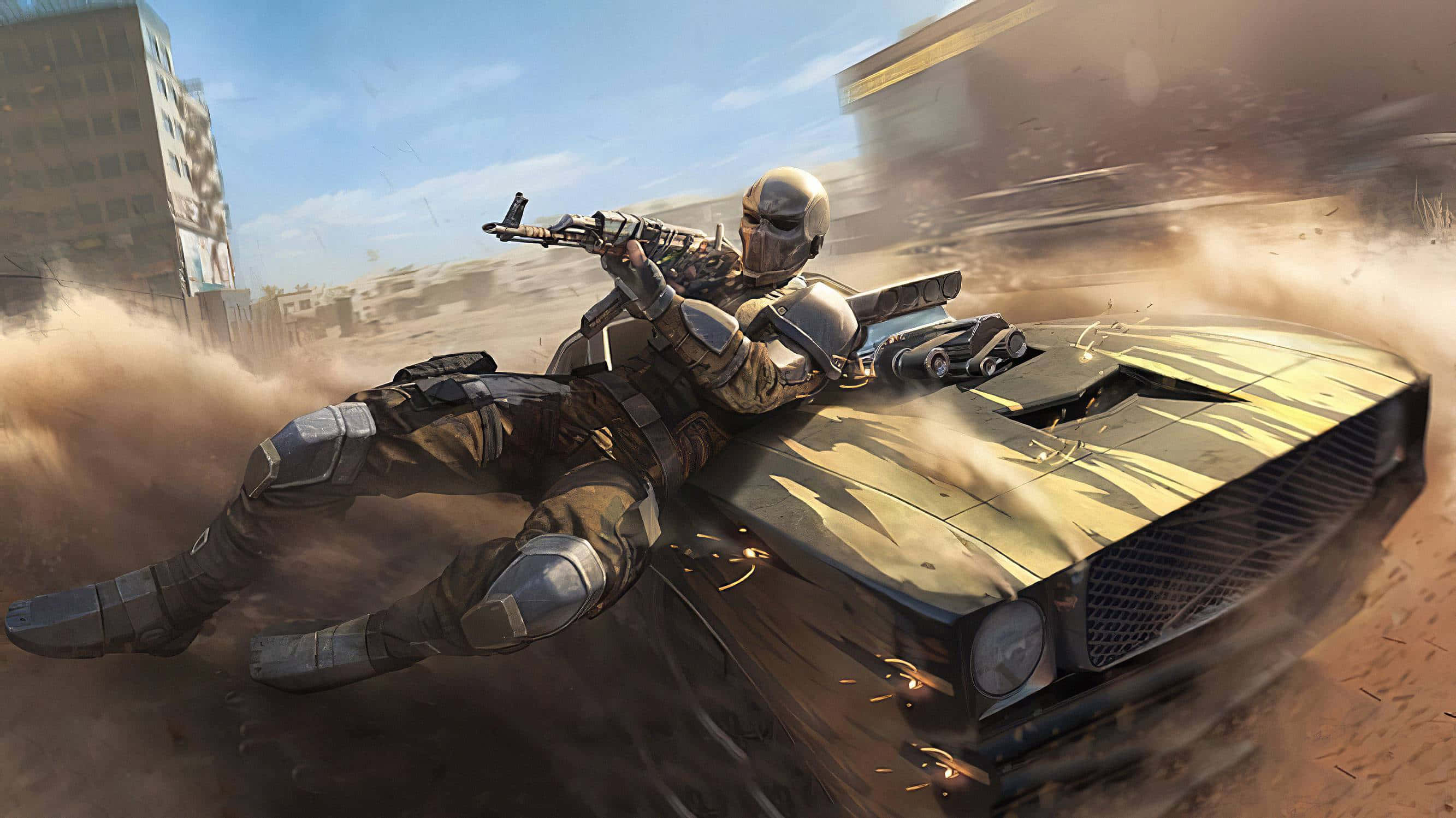 Pubg New State, soldier, futuristic armor, 2K Desktop Wallpaper
