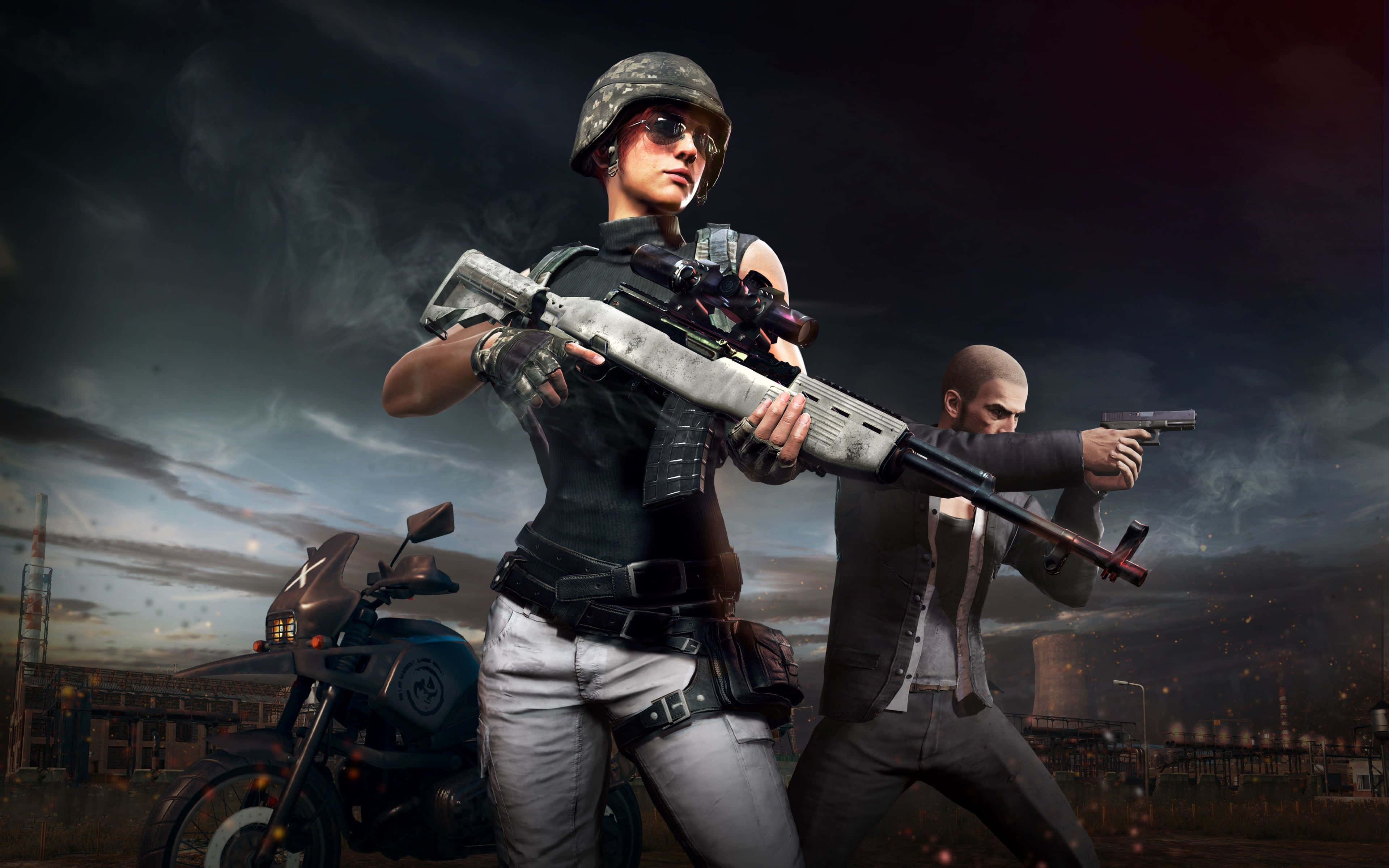 Pubg New State, armed woman, tactical gear, 4K Desktop Wallpaper