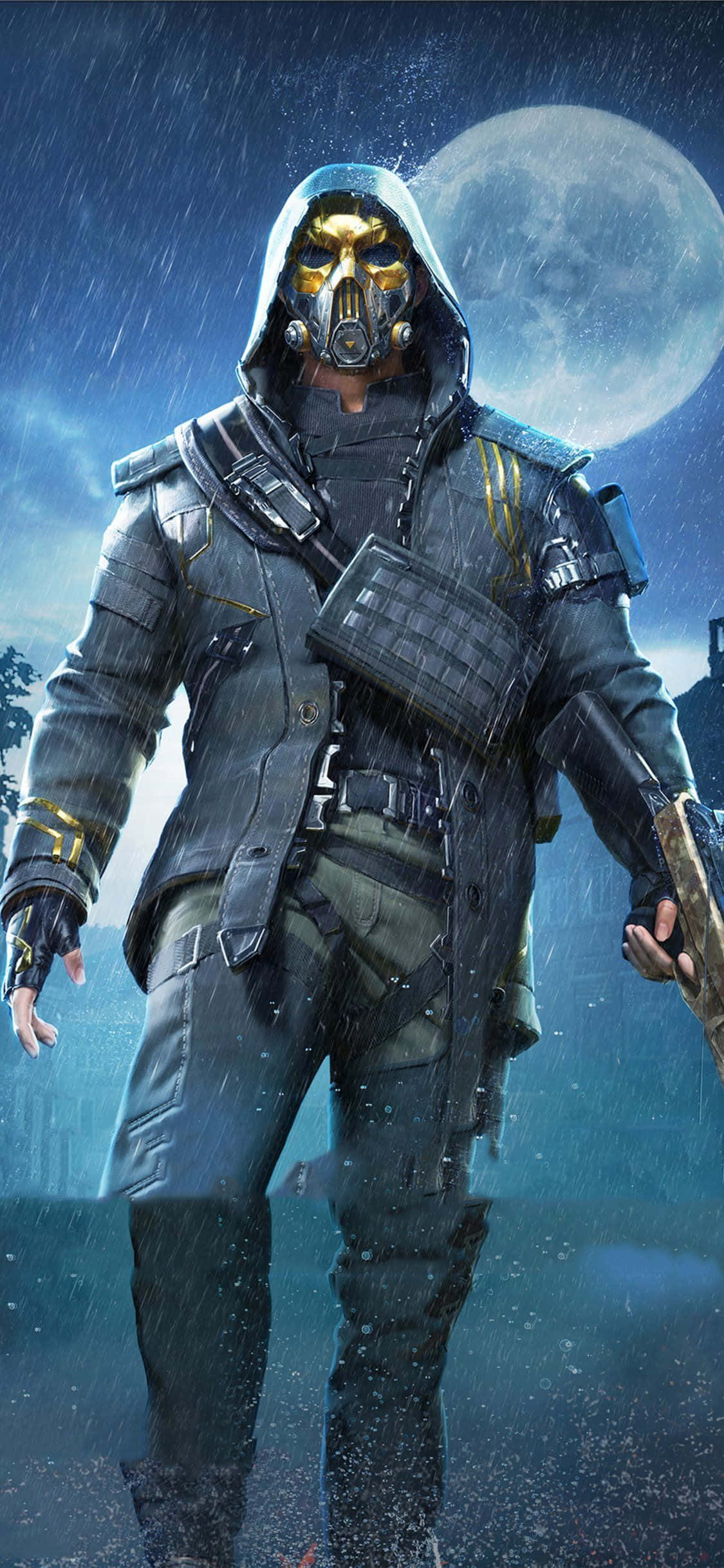 Pubg Season 17, masked warrior, tactical gear, Full HD Phone Wallpaper
