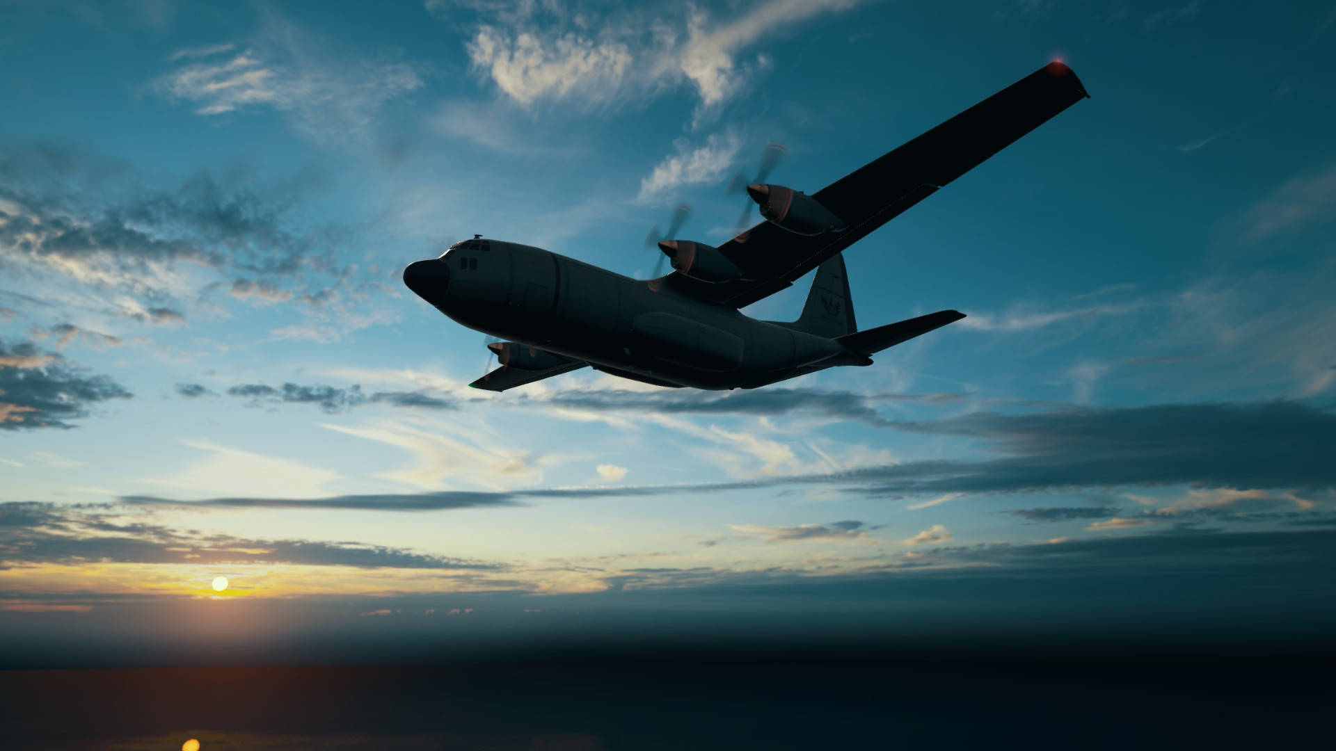 PUBG Season 3, mobile aircraft, silhouette, Full HD Desktop Wallpaper