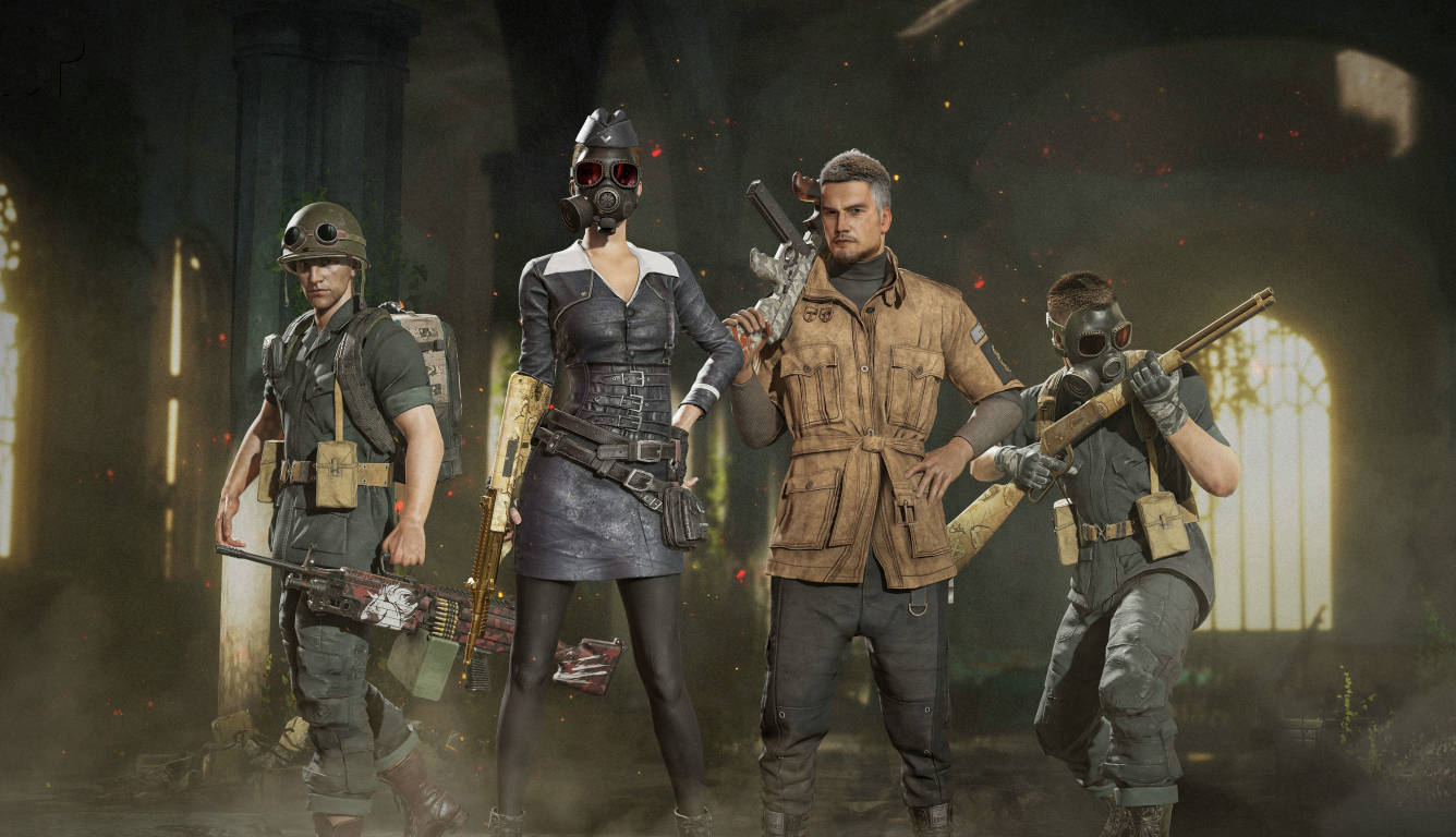 PUBG, characters, tactical gear, HD Desktop Wallpaper
