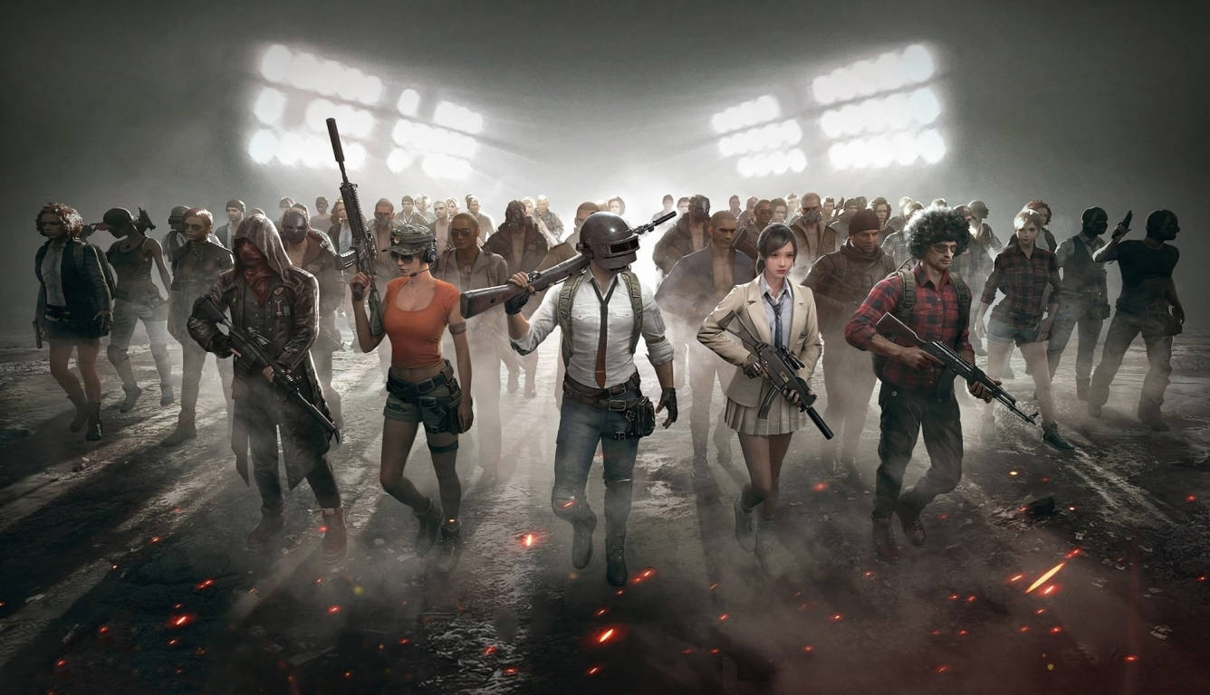 PUBG, tactical gear, smoke, HD Desktop Wallpaper