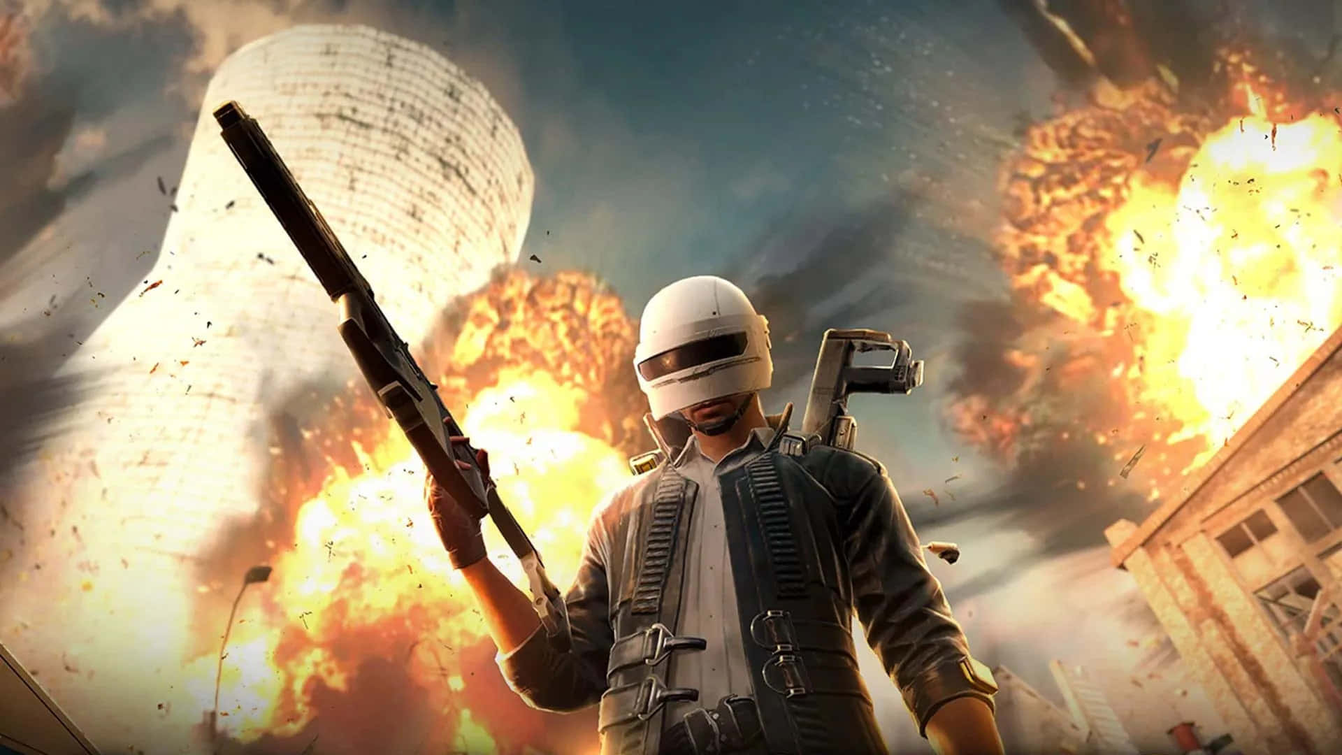PUBG, 1920x1080, nuclear power plant, Full HD Desktop Wallpaper