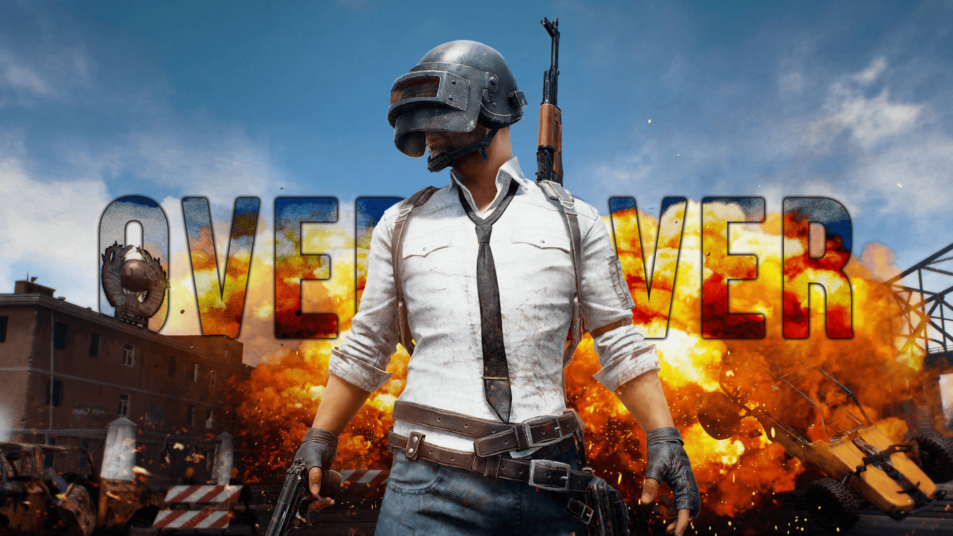 PUBG Thumbnail, helmet, tie, Full HD Desktop Wallpaper