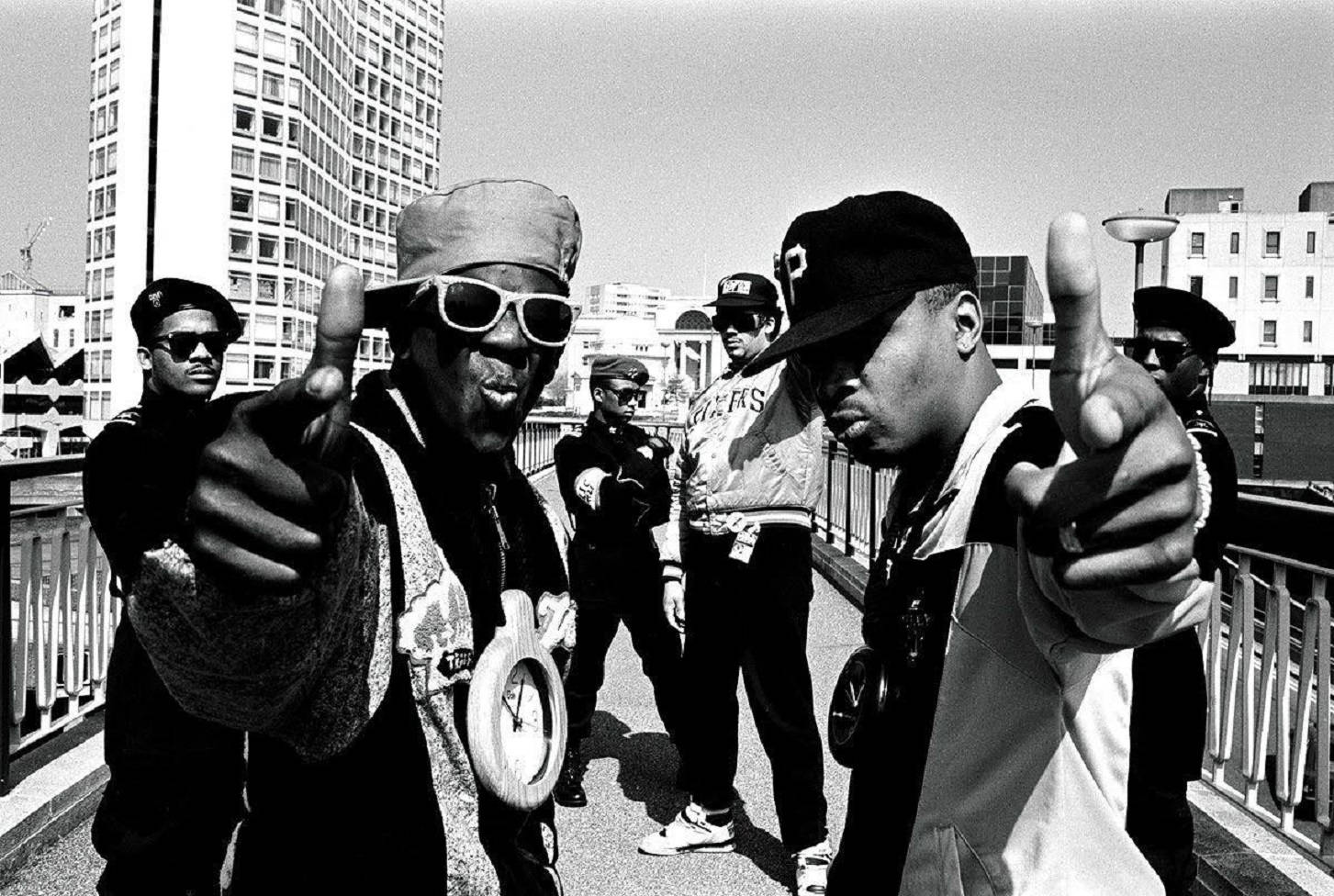 Public Enemy, bridge, black and white photo, HD Desktop Wallpaper