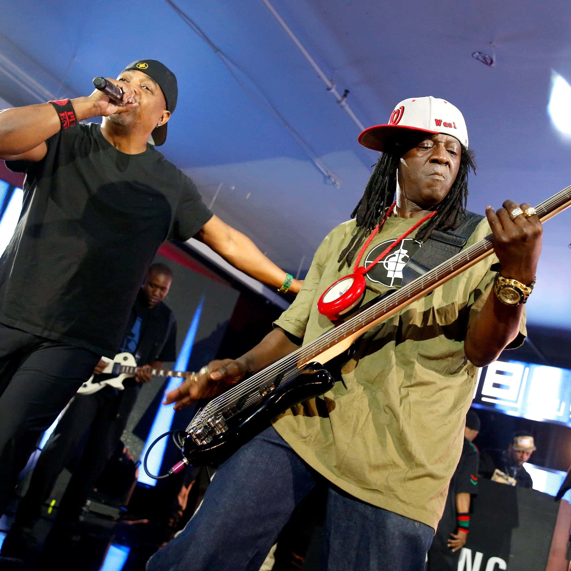 Public Enemy, stage, blue stage lights, Full HD Desktop Wallpaper