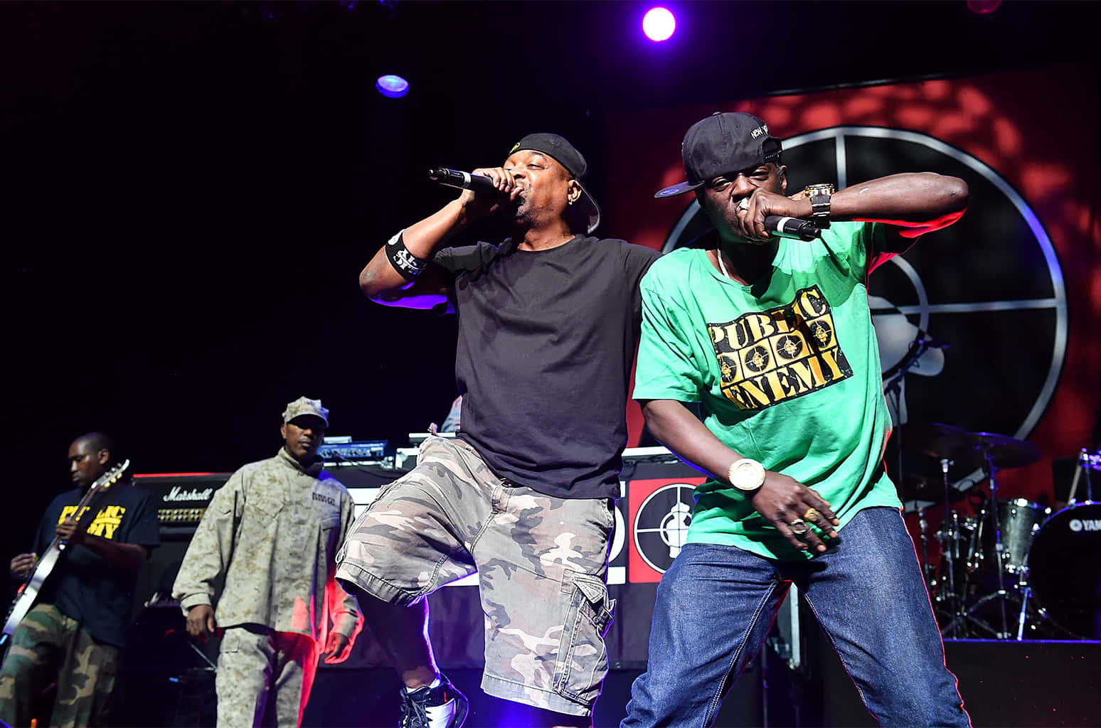 Public Enemy, live performance, purple lights, HD Desktop Wallpaper