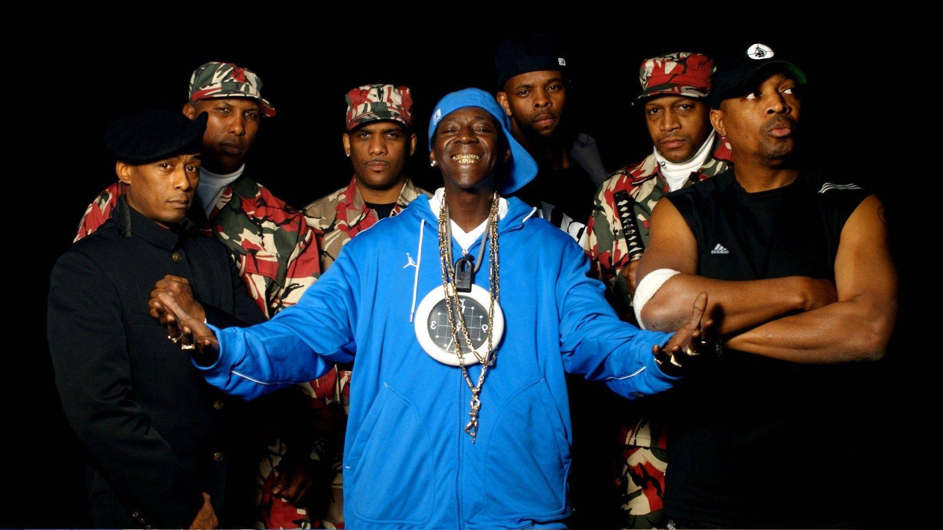 Public Enemy, American rap group, seven men, Full HD Desktop Wallpaper
