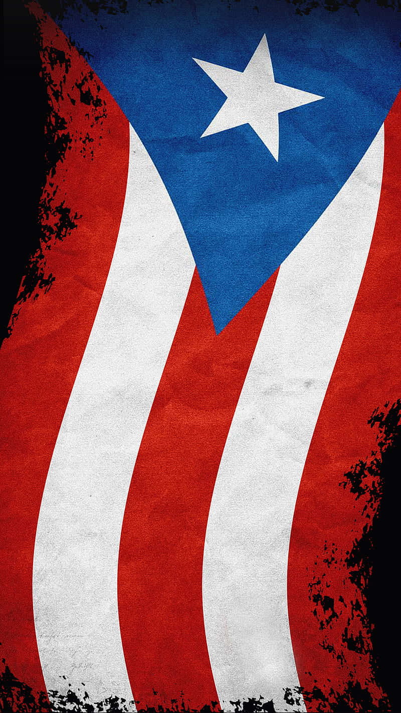 Puerto Rican flag, red white and blue stripes, white star, HD Phone Wallpaper