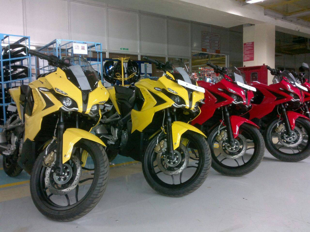 Pulsar RS200, red, yellow, HD Desktop Wallpaper