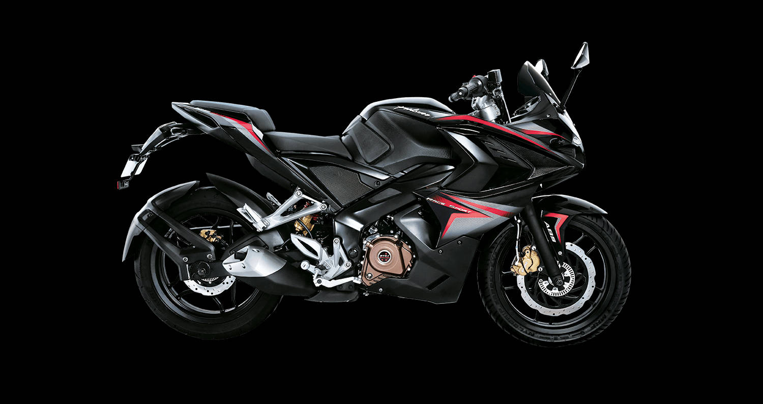 Pulsar RS200, black, red, HD Desktop Wallpaper