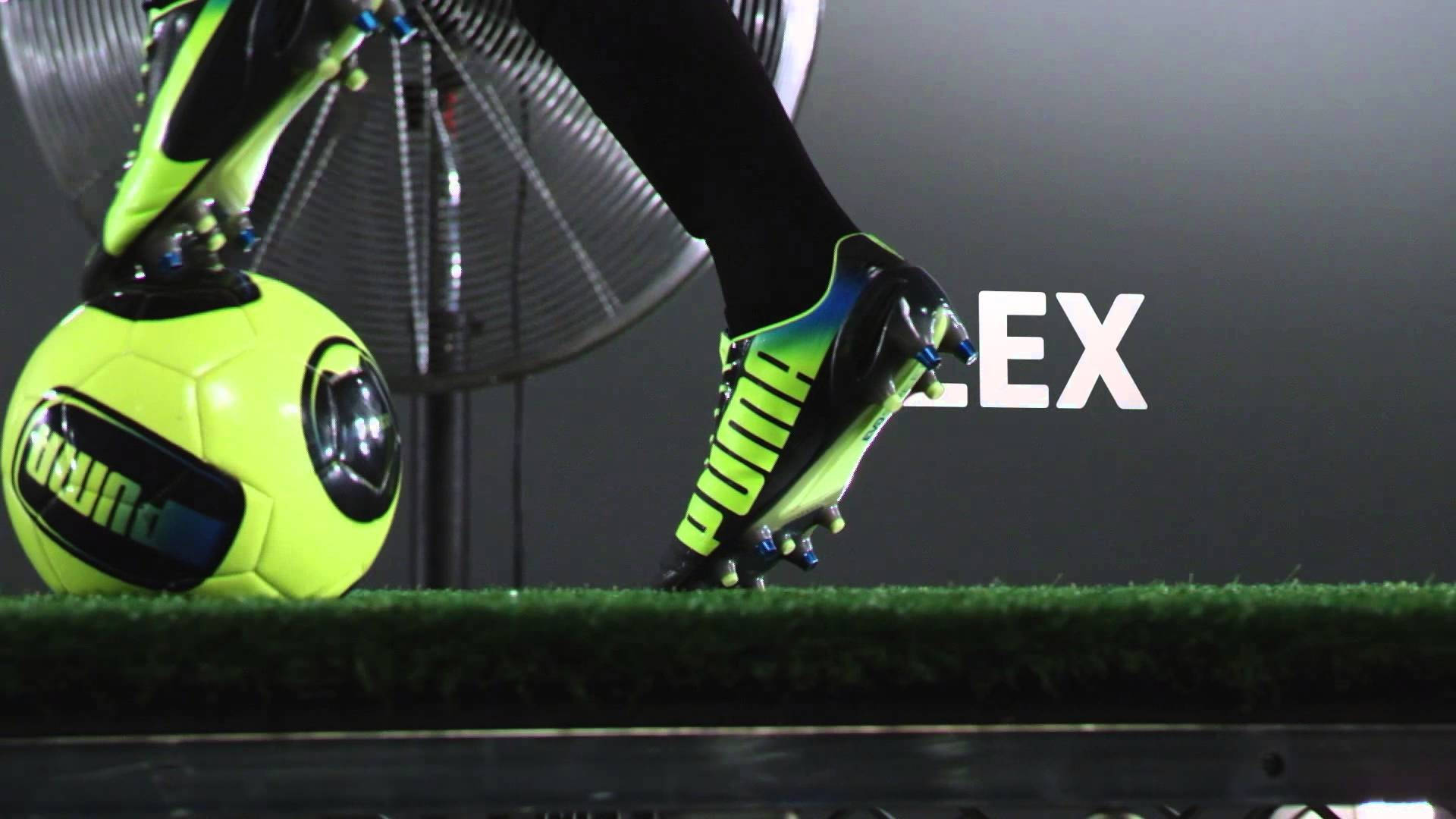 Puma, neon green, football boot, Full HD Desktop Wallpaper