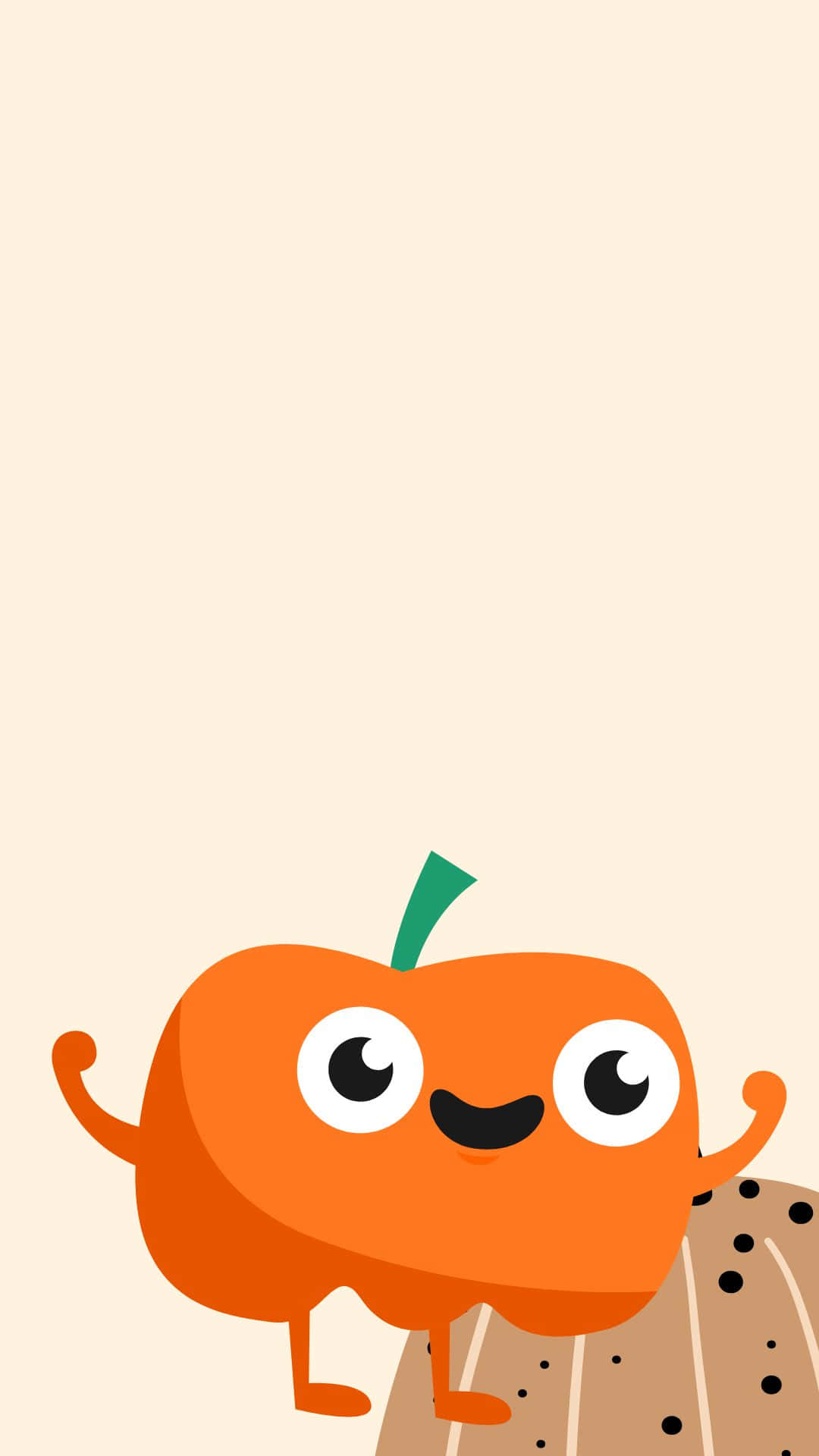 cute pumpkin, Smiling Pumpkin, Dreamy Autumn Setting, Full HD Phone Wallpaper