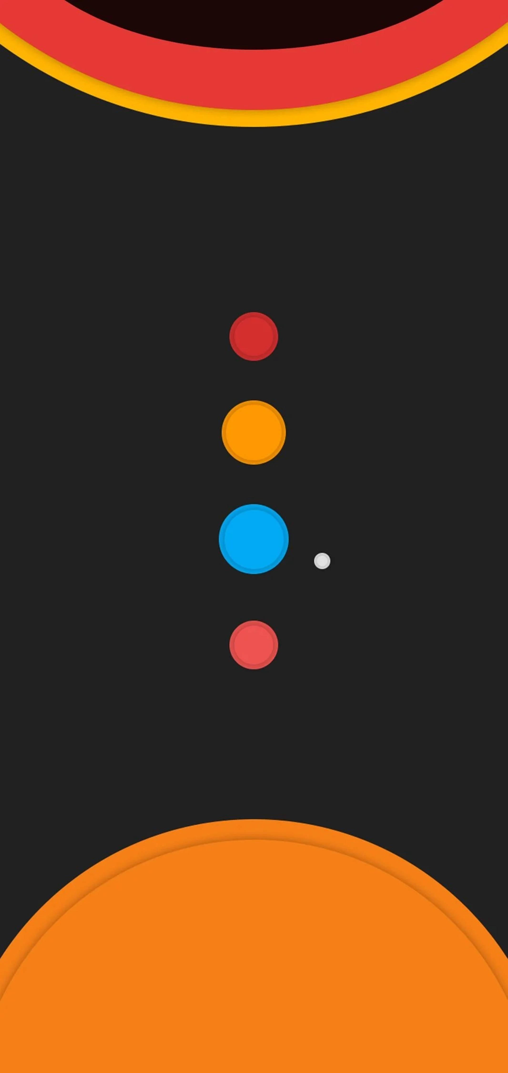 Colorful Punch Hole 4K, red, orange, 4K Phone Wallpaper