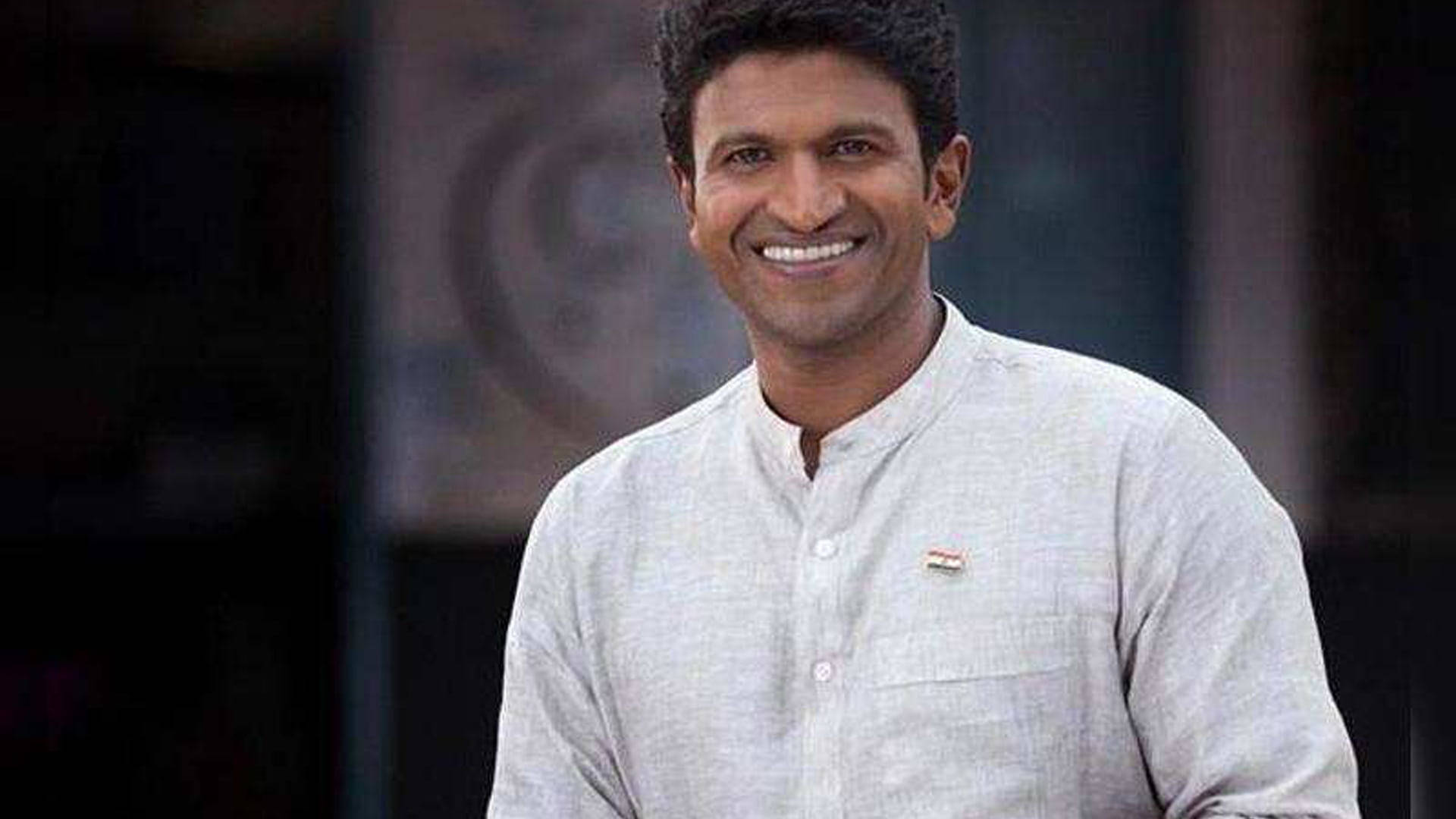 Puneeth Rajkumar, kurta, light linen shirt, Full HD Desktop Wallpaper