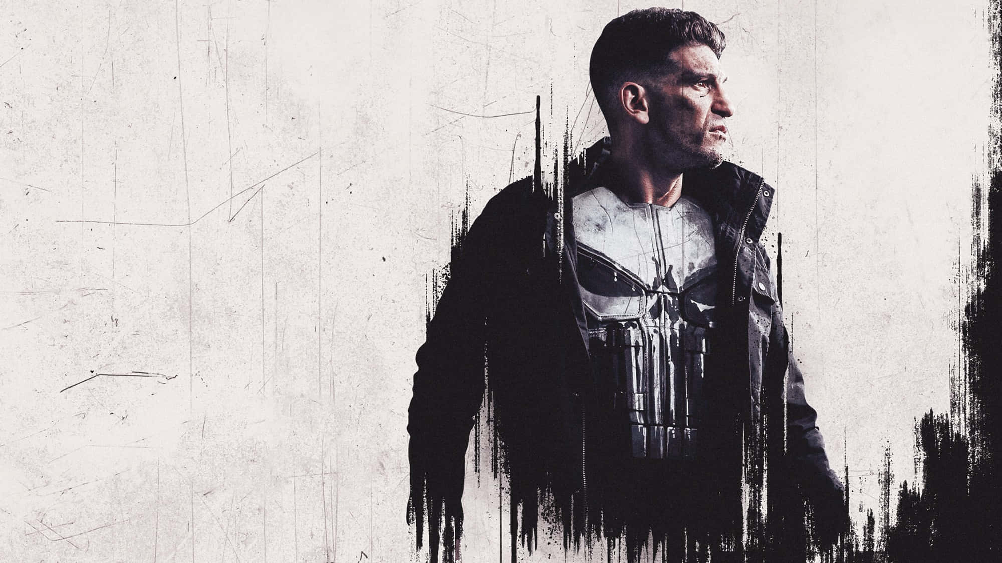 Punisher Desktop, The Punisher, weathered wall, Full HD Desktop Wallpaper