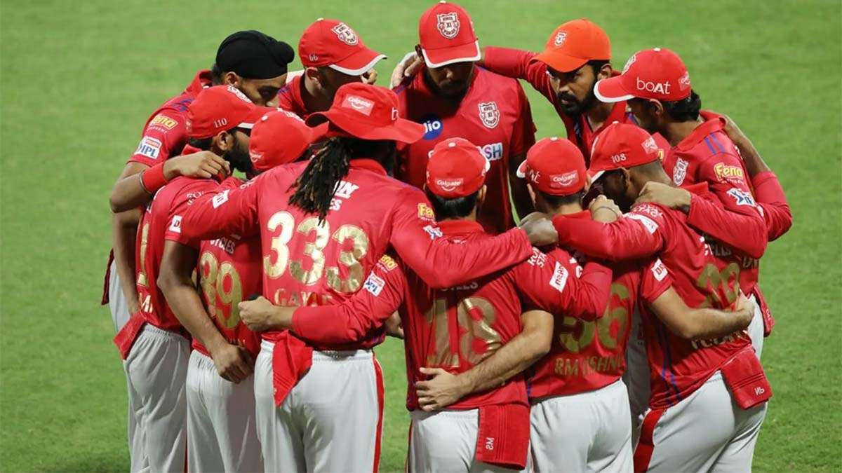 Punjab Kings, red jerseys, caps, SD Desktop Wallpaper