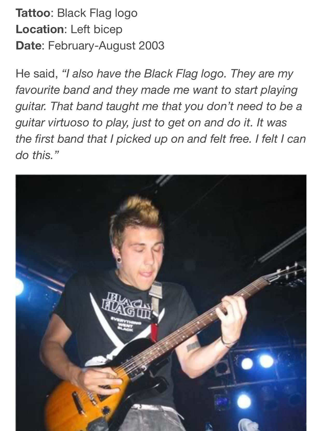 Black Flag, sunburst electric guitar, bright stage lights, HD Phone Wallpaper