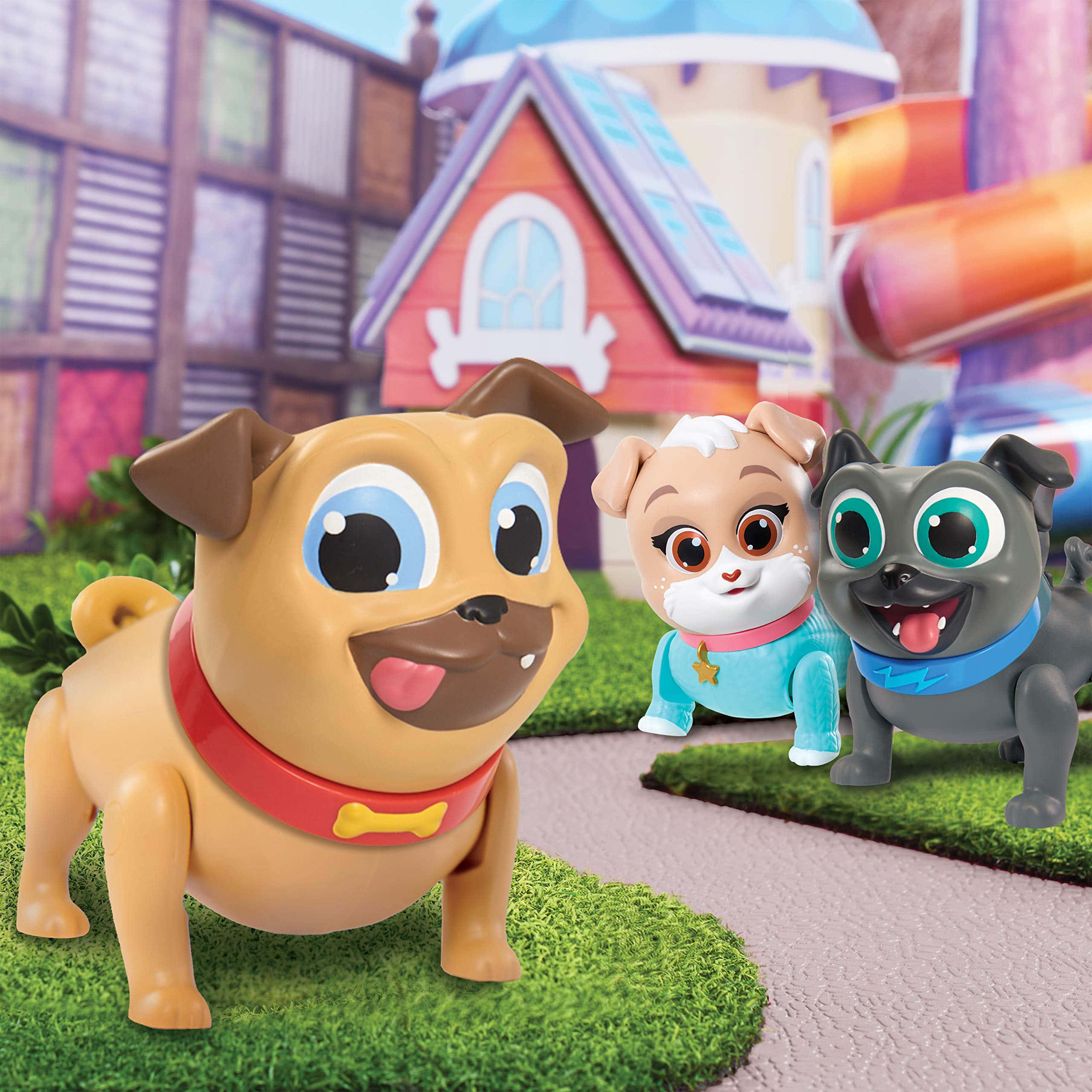 Puppy Dog Pals, toy figures, cartoon dog toys, 2K Desktop Wallpaper