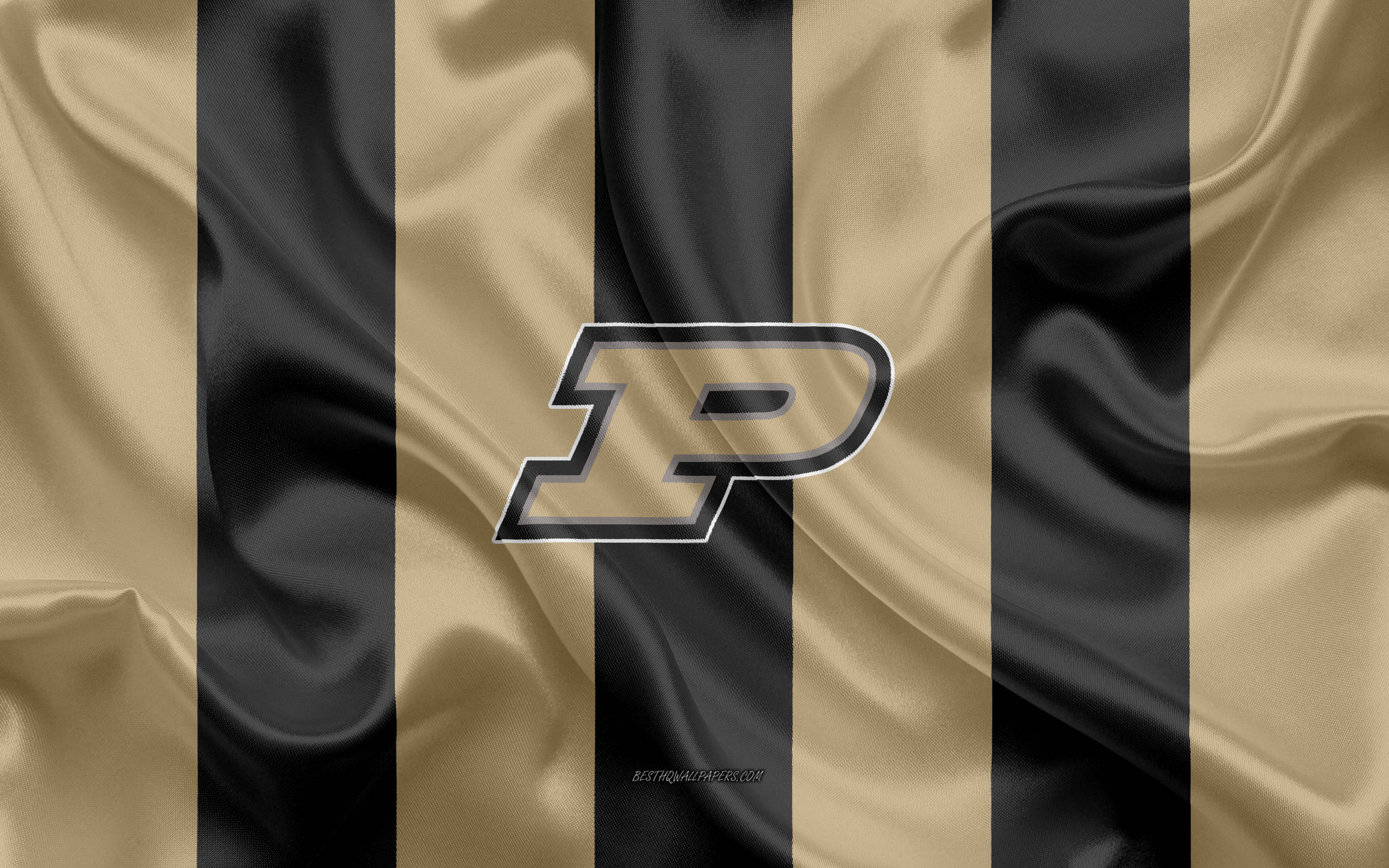 Purdue University, gold, black, 4K Desktop Wallpaper