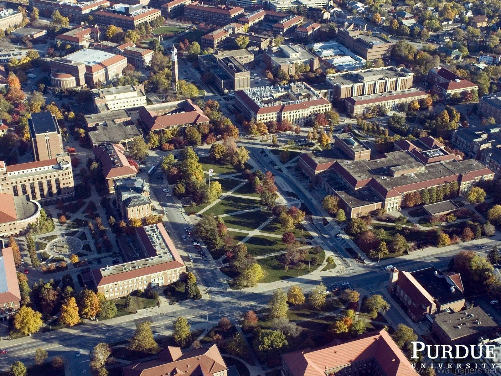 Purdue University, autumn, vibrant foliage, HD Desktop Wallpaper