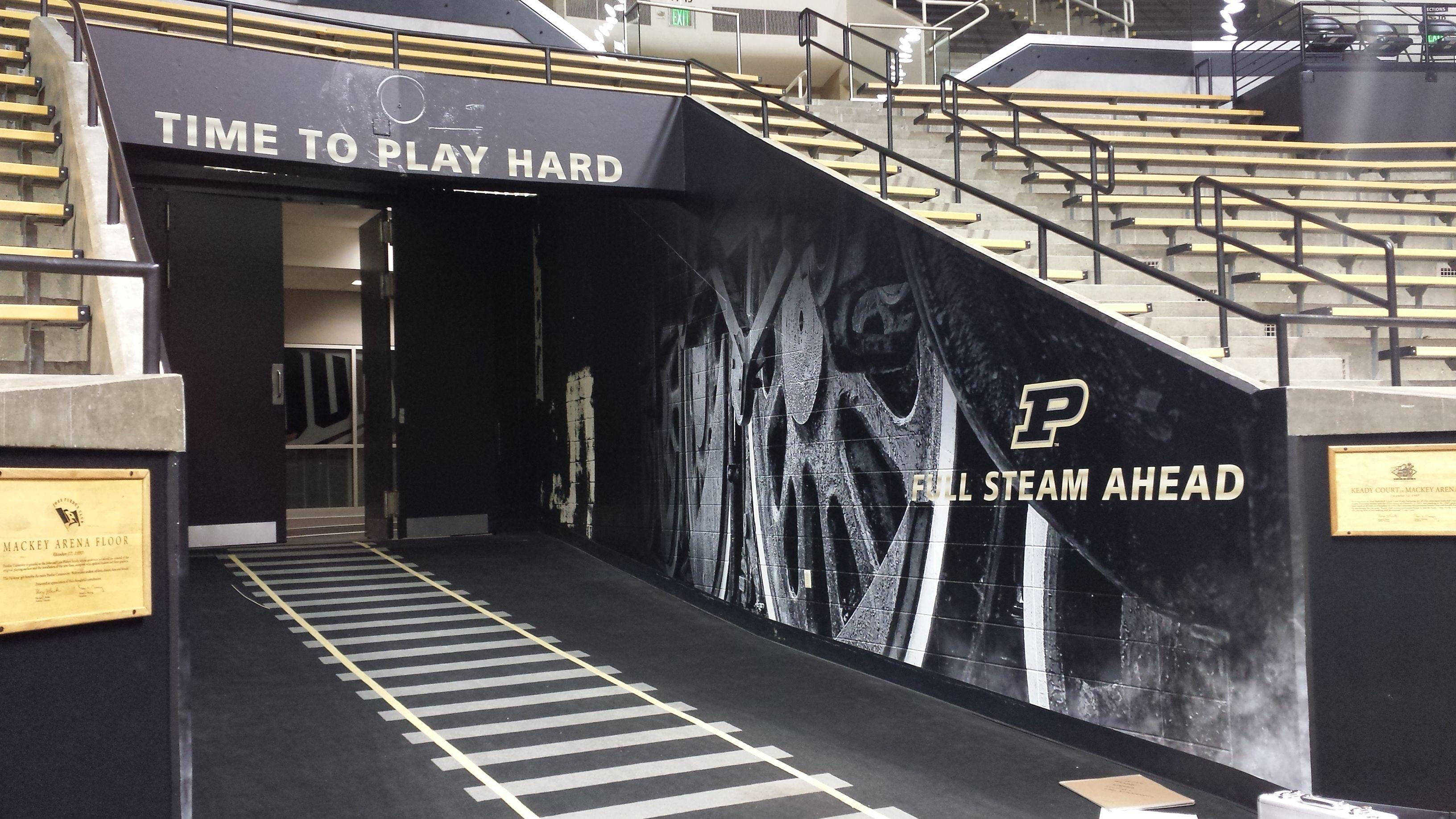 Purdue University Stadium, train wheels, motivational text, 2K Desktop Wallpaper
