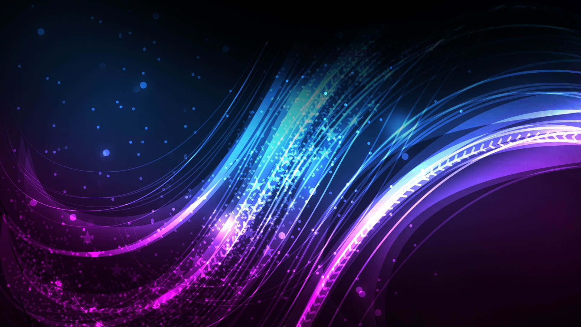 Purple Abstract, shades of purple, glowing waves, Full HD Desktop Wallpaper