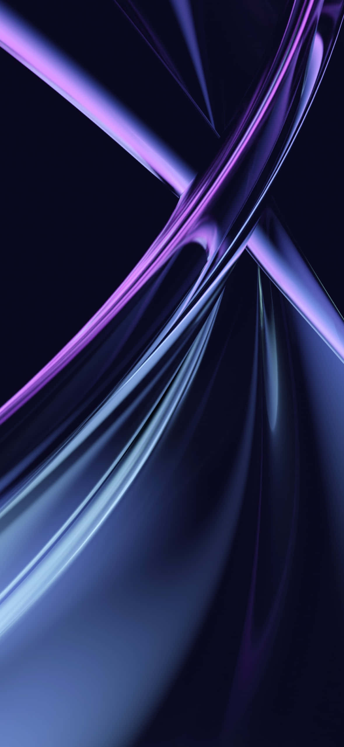 abstract blue purple light streaks, glowing purple and blue light streaks, dark background, Full HD Phone Wallpaper