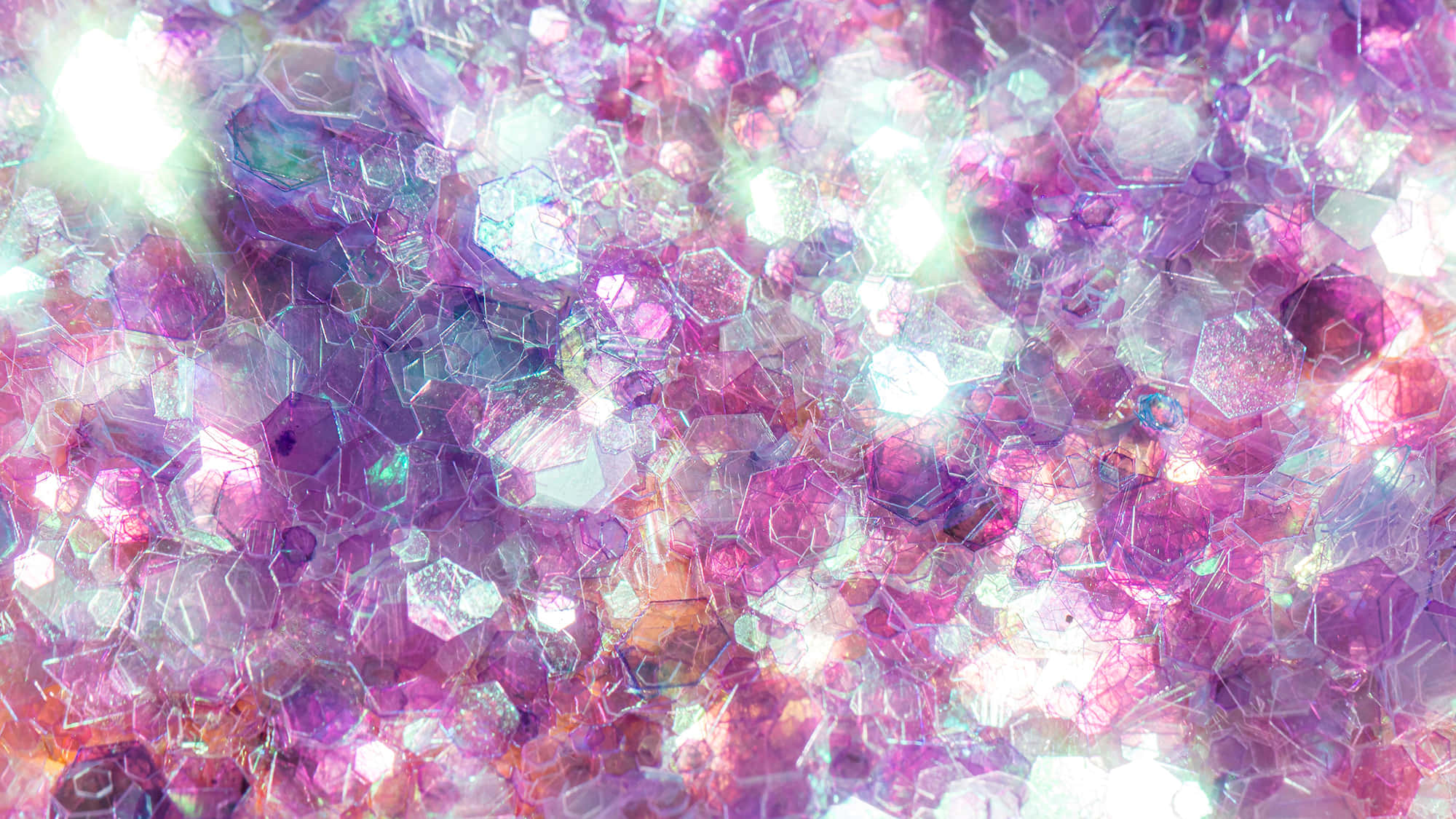 iridescent pink and purple crystalline shards, dreamy abstract composition, bright light, Full HD Desktop Wallpaper