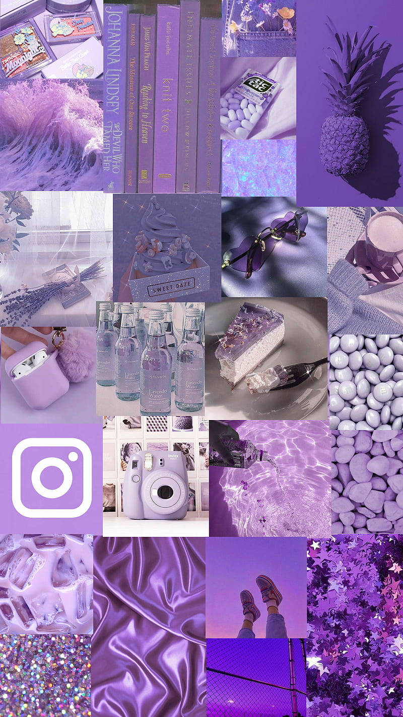 kawaii purple aesthetic, pastel tones, books, HD Phone Wallpaper