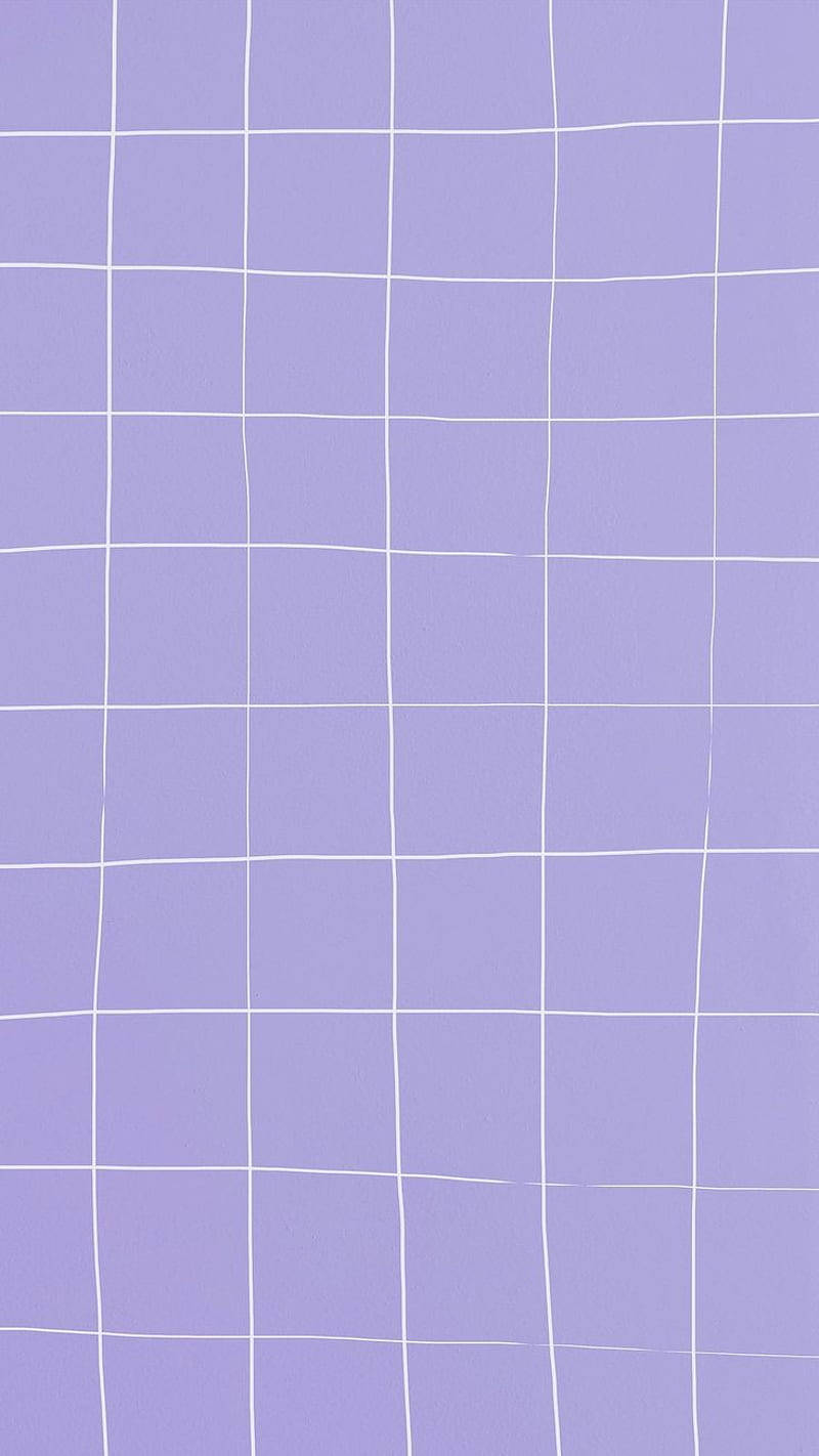 Purple Aesthetic Phone, lavender background, white grid lines, HD Phone Wallpaper