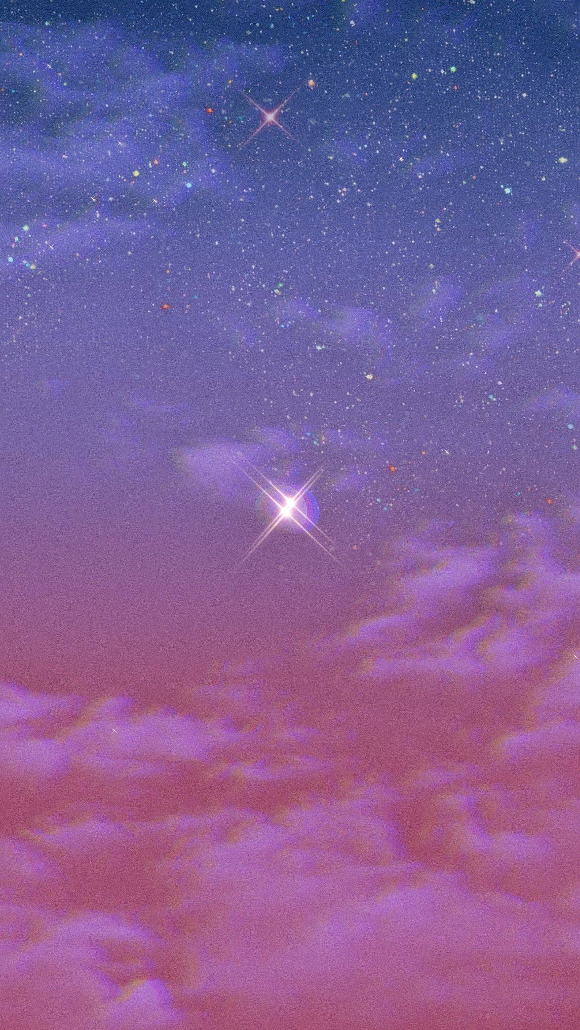 Purple Aesthetic Phone, twilight sky, soft pinks, Full HD Phone Wallpaper