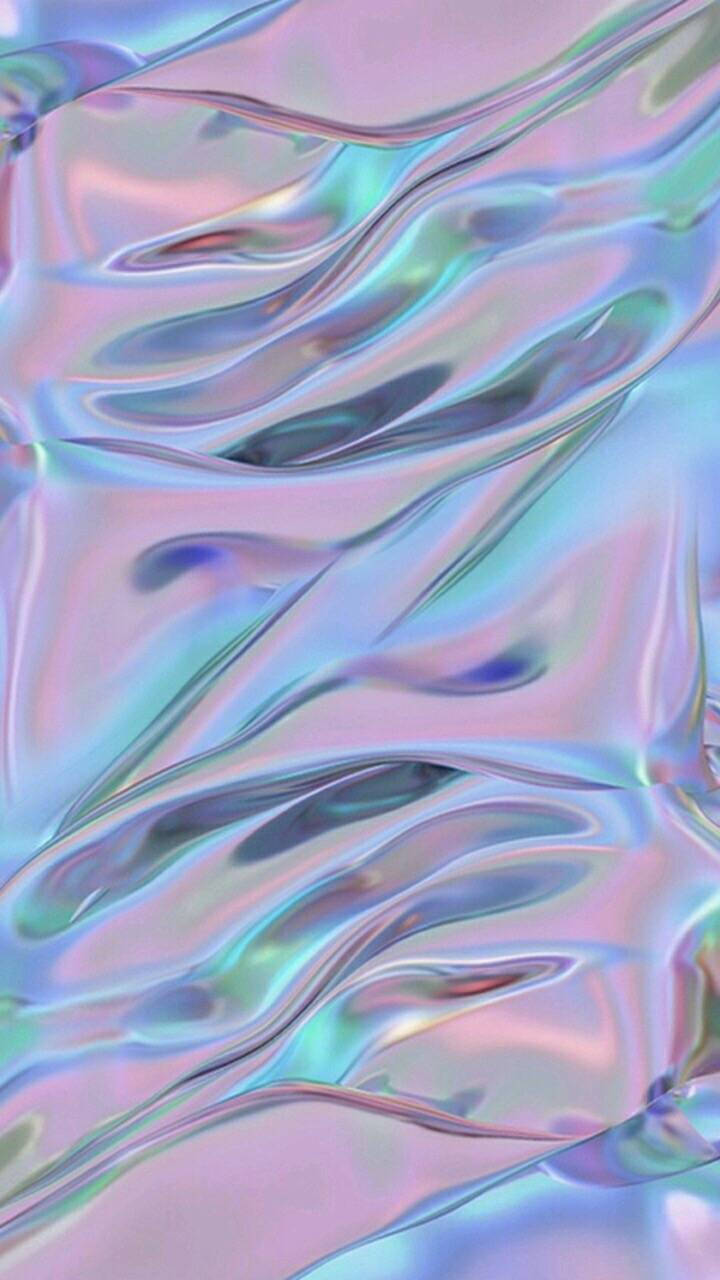 holographic, pastel purple, pink, HD Phone Wallpaper