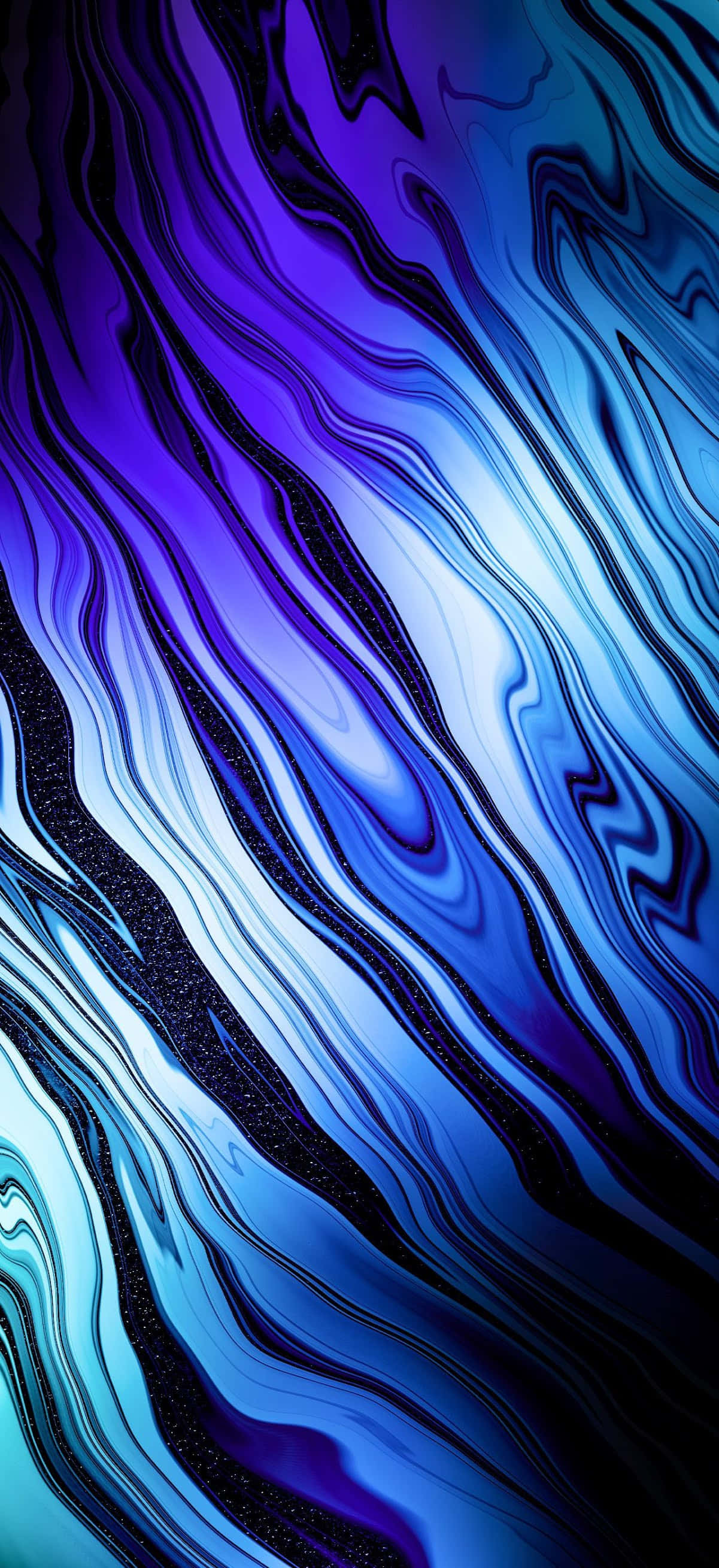 Purple And Blue Aesthetic, vibrant blue, purple liquid waves, 2K Phone Wallpaper