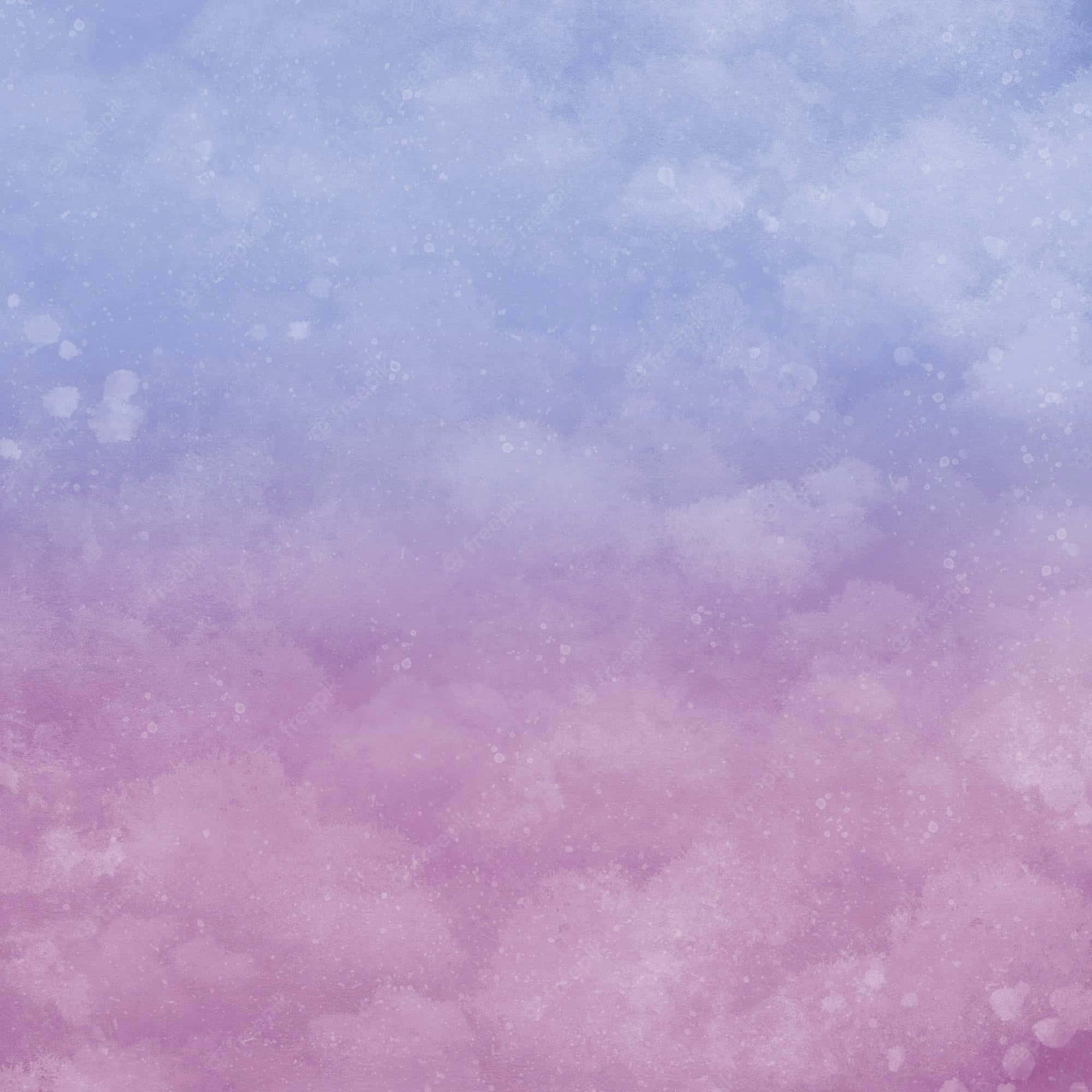 Purple And Blue Ombre, pastel gradient sky, fluffy clouds, Full HD Desktop Wallpaper