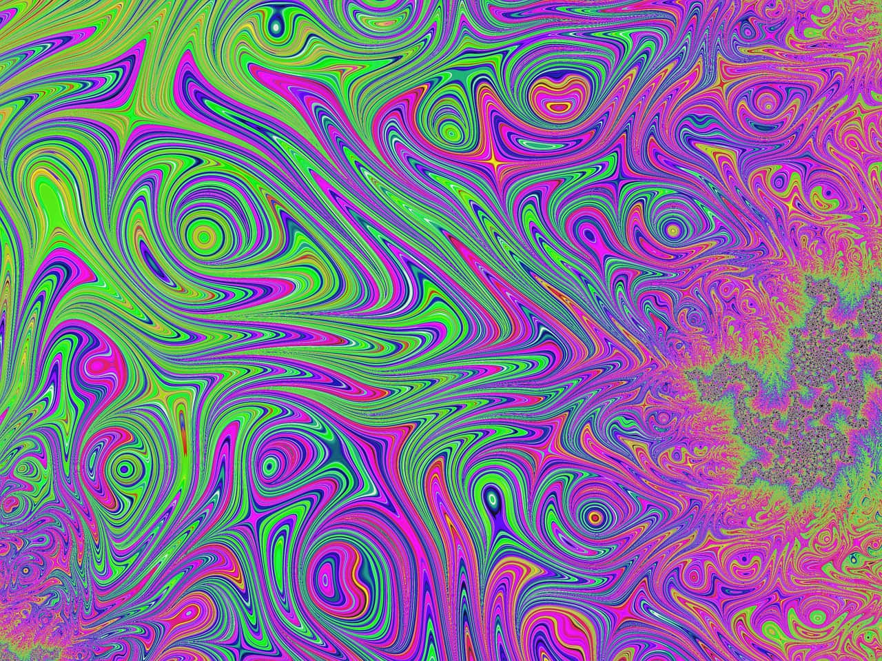 neon green, purple, blue, HD Desktop Wallpaper