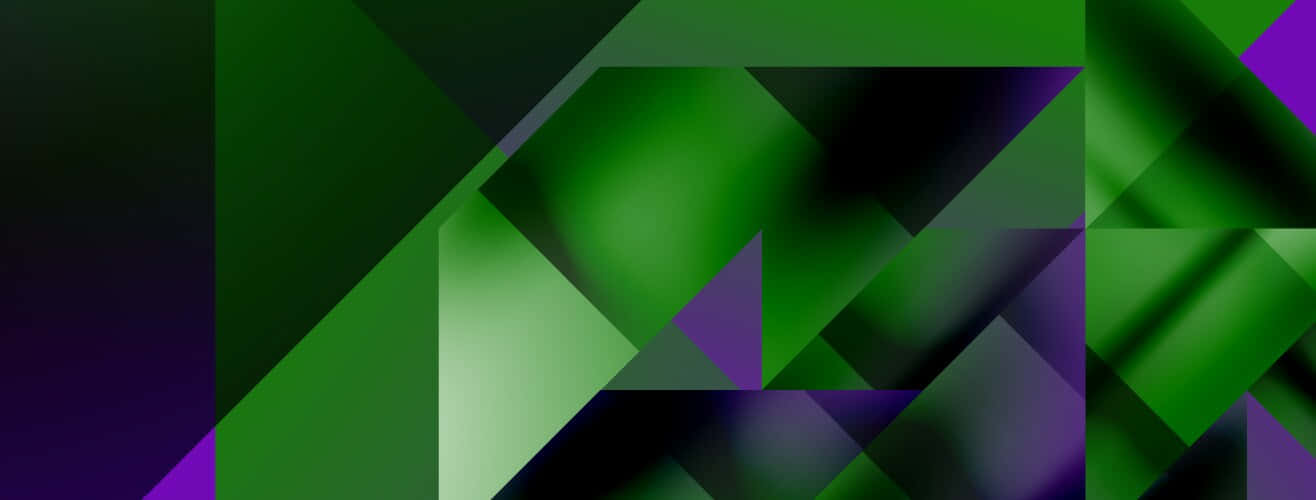 abstract purple green geometric pattern, vibrant, overlapping green and purple geometric shapes, HD Desktop Wallpaper