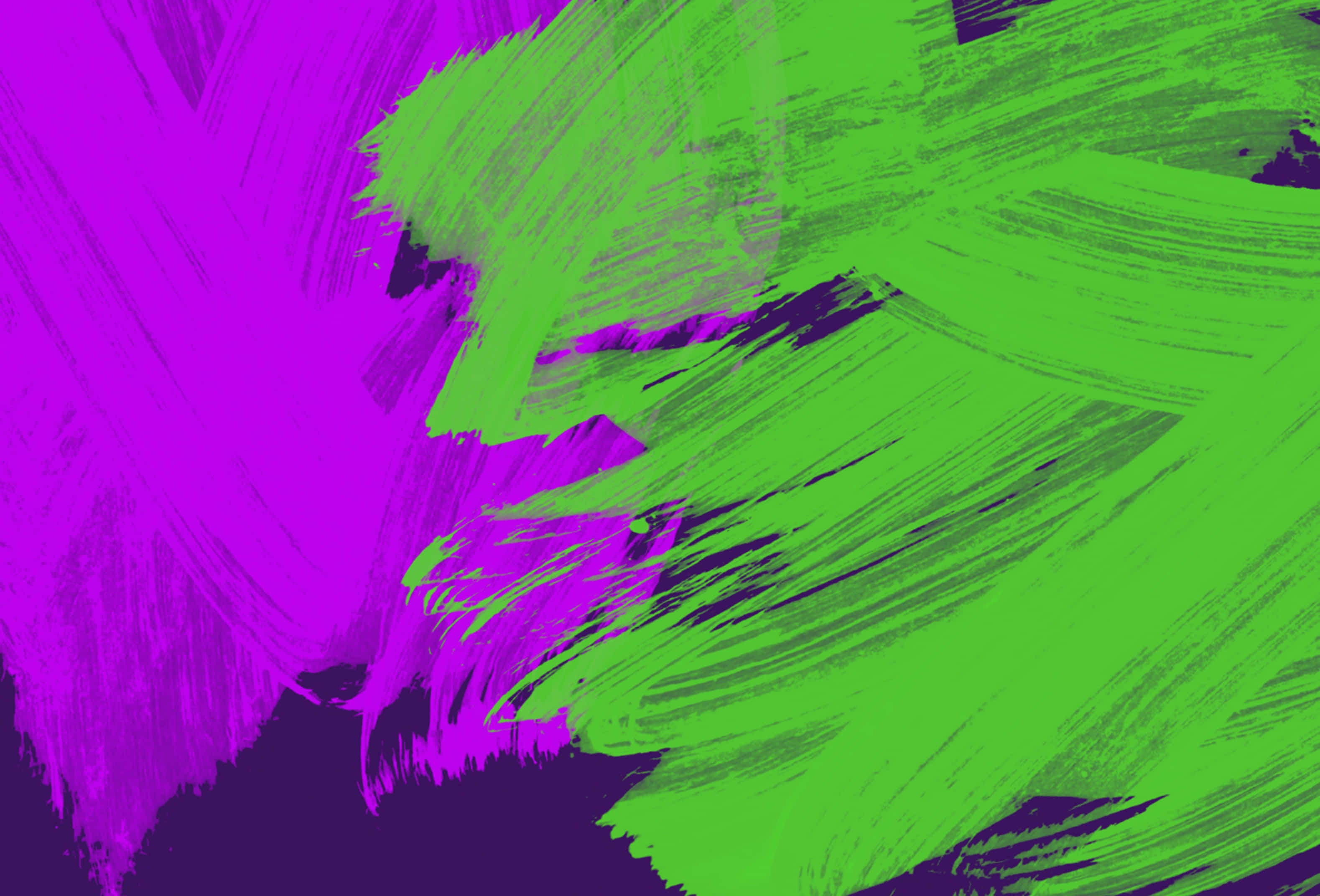 neon green, vibrant purple, dark purple background, 2K Desktop Wallpaper