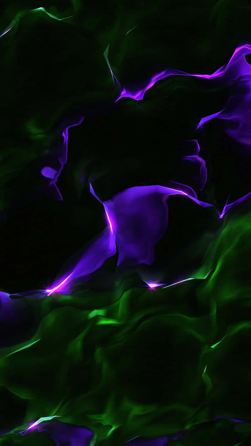 Neon Green and Purple, neon purple, neon green, HD Phone Wallpaper