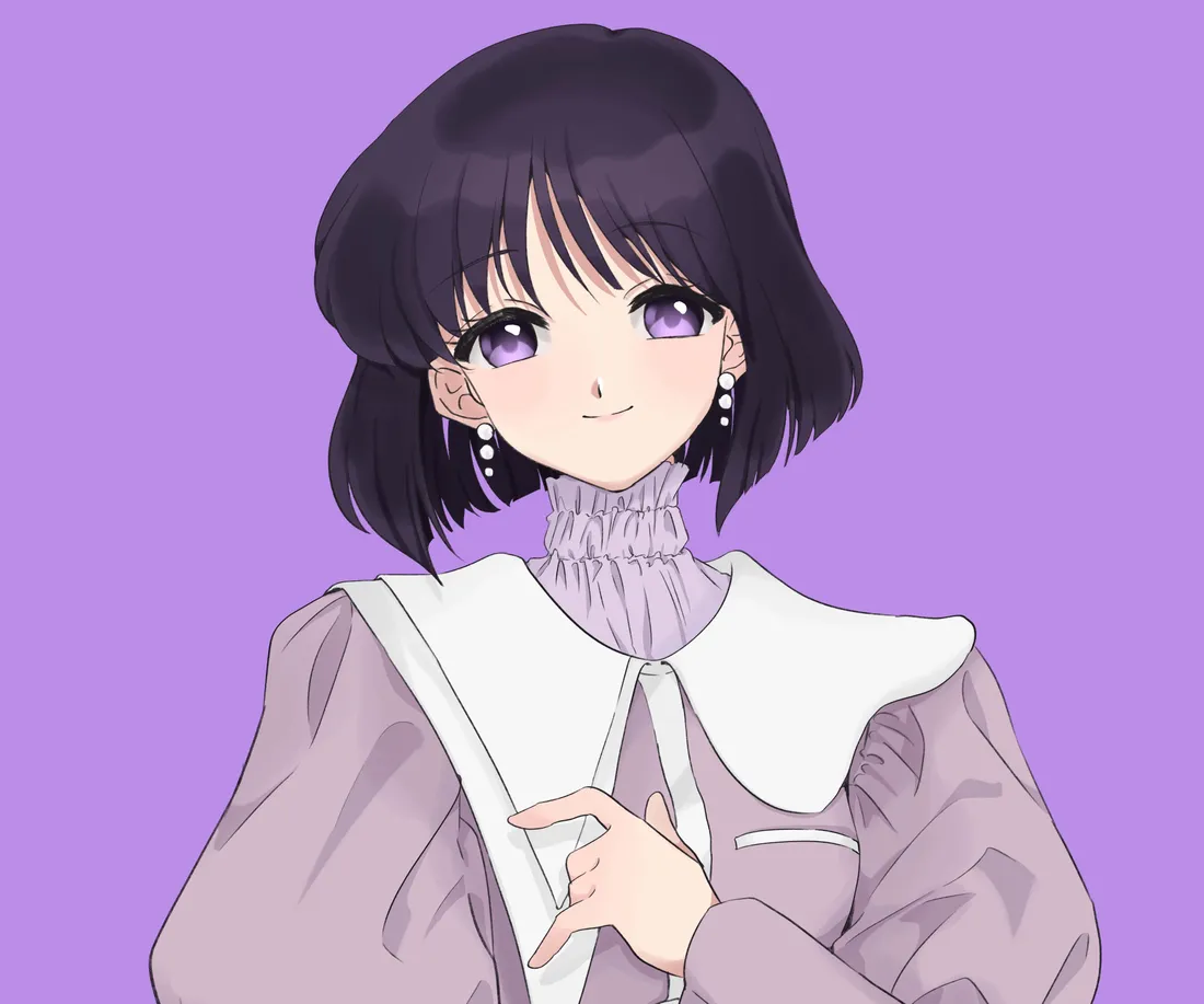 Purple Anime Girl