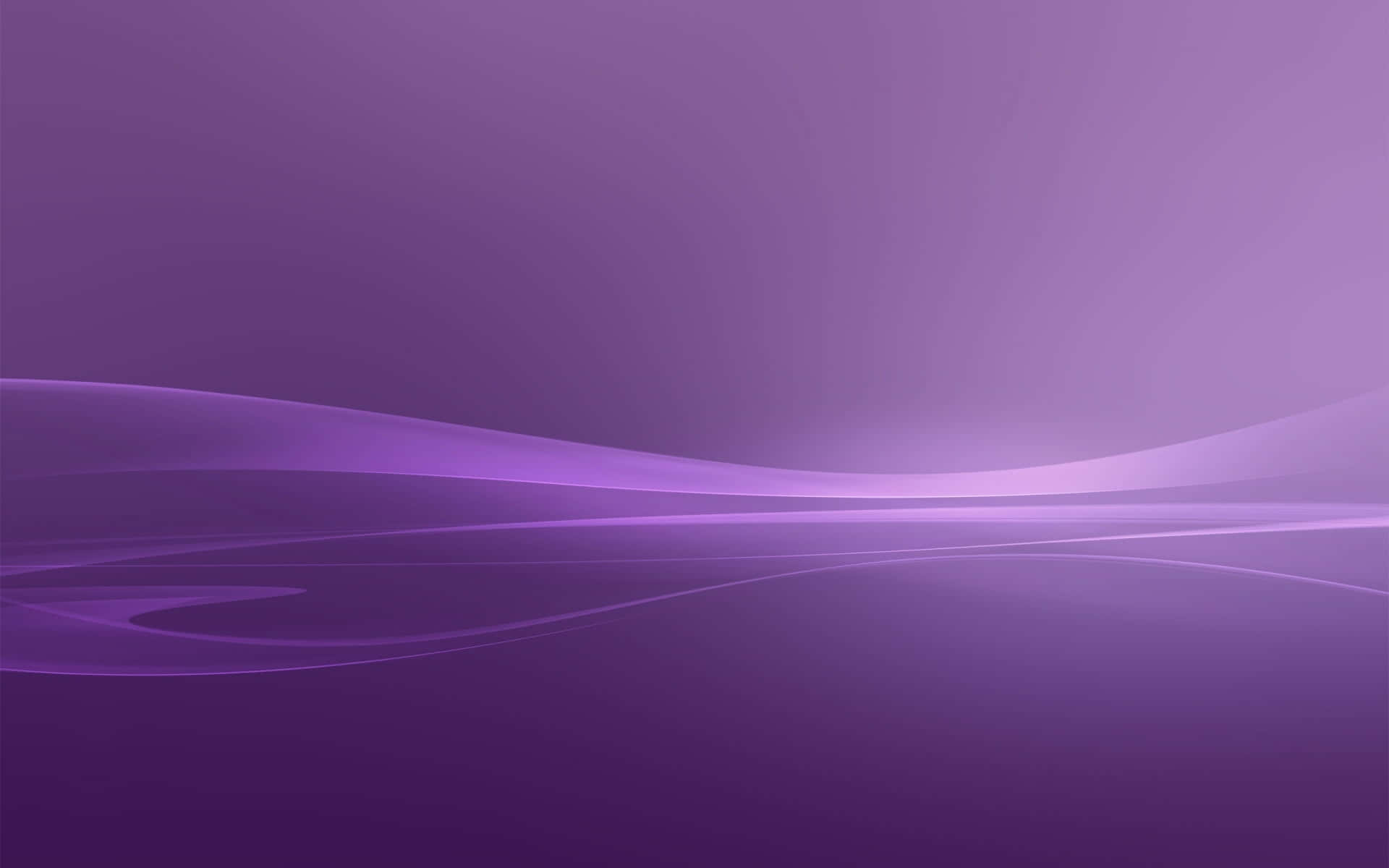 Purple Aura, soft gradient purple, glowing translucent wave lines, Full HD Desktop Wallpaper